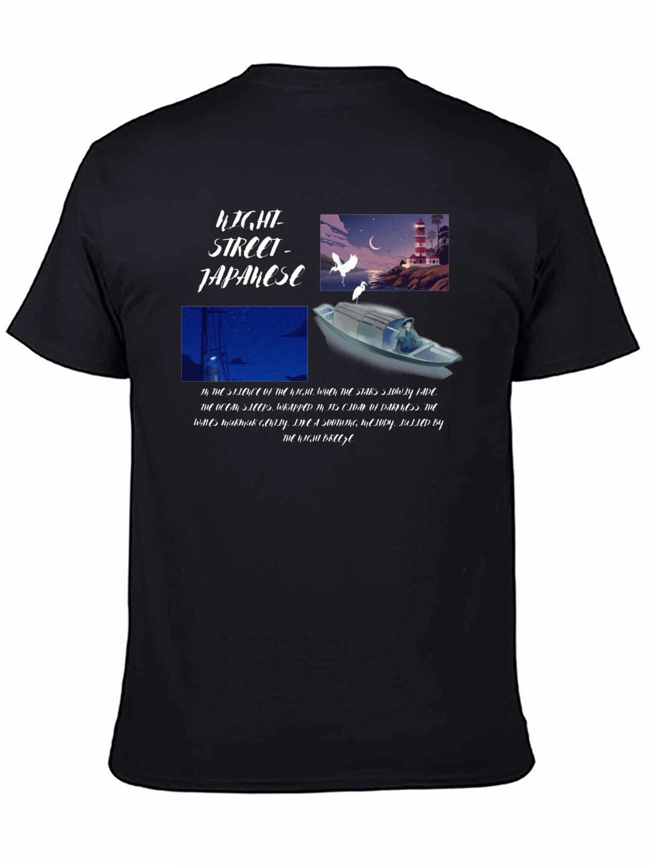 Japanese Light Street Graphic T-Shirt