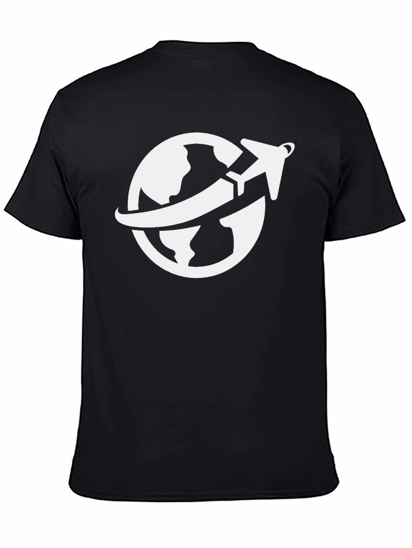 Travel the World Graphic Tee - Black
