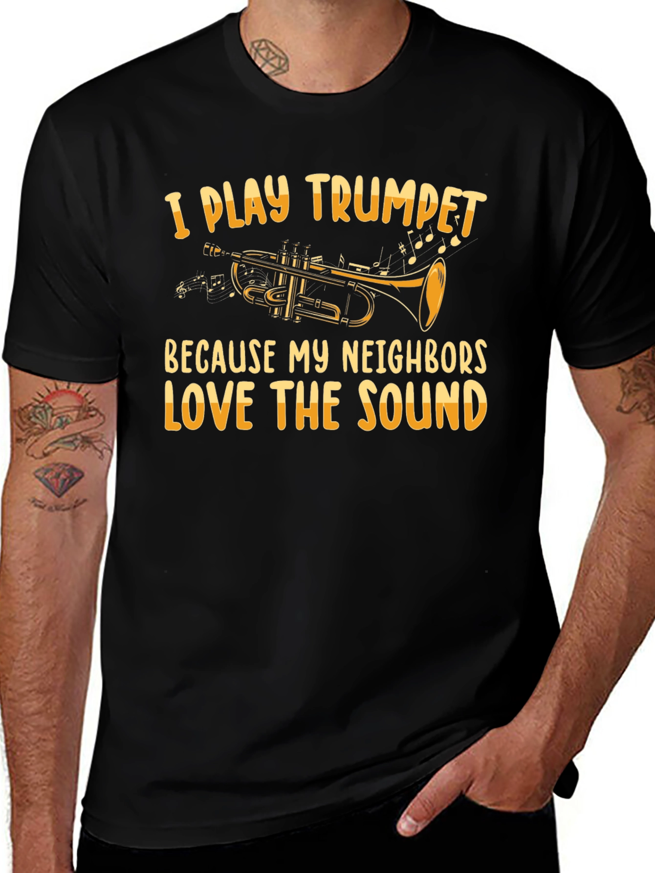 I Play Trumpet T-Shirt - Funny Musician Tee
