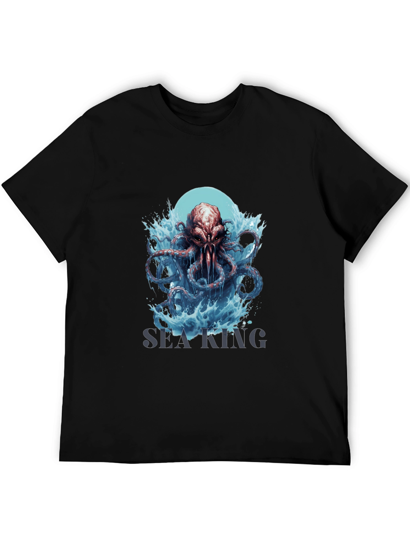 Sea King Octopus Graphic T-Shirt