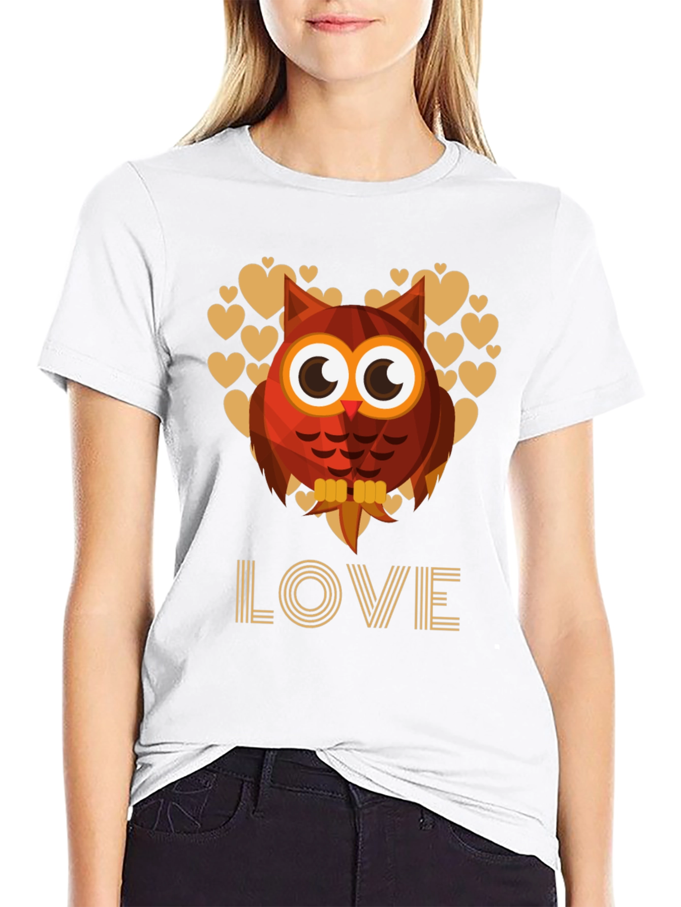 Owl Love Graphic Tee - Cute Valentines Day Shirt