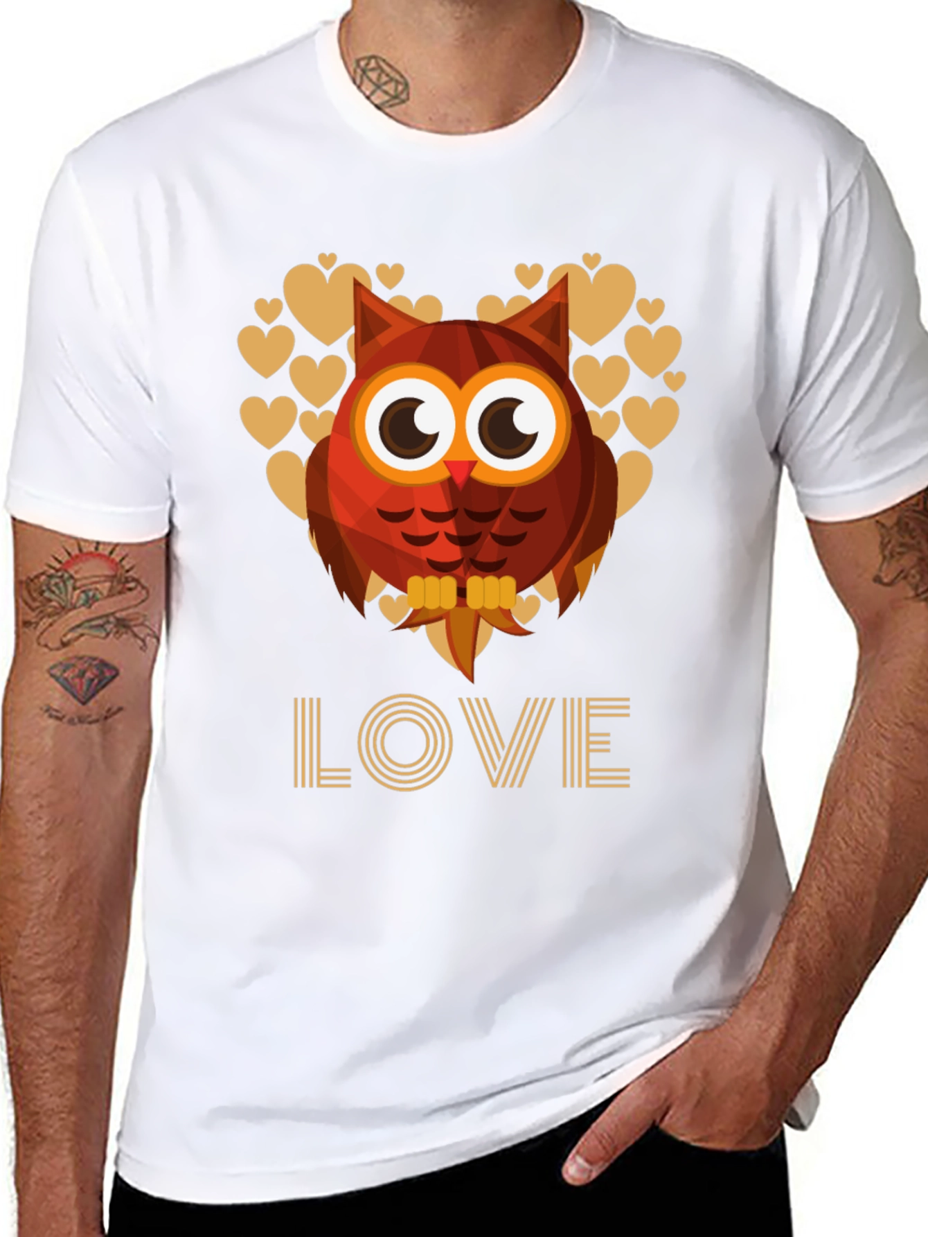 Owl Love Graphic Tee - Cute Valentines Day Shirt