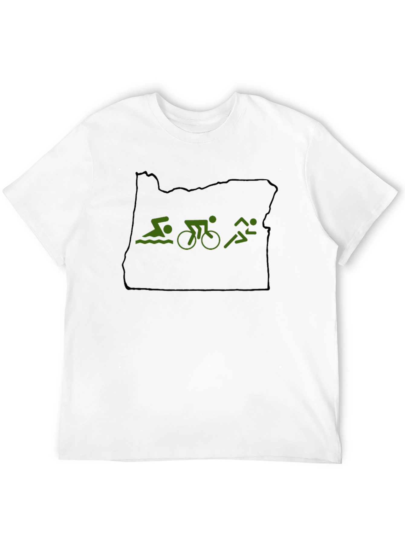 Oregon Triathlon Black T-Shirt