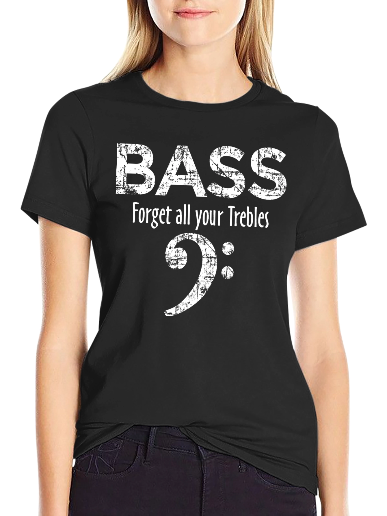 Bass Music T-Shirt - Forget All Your Trebles