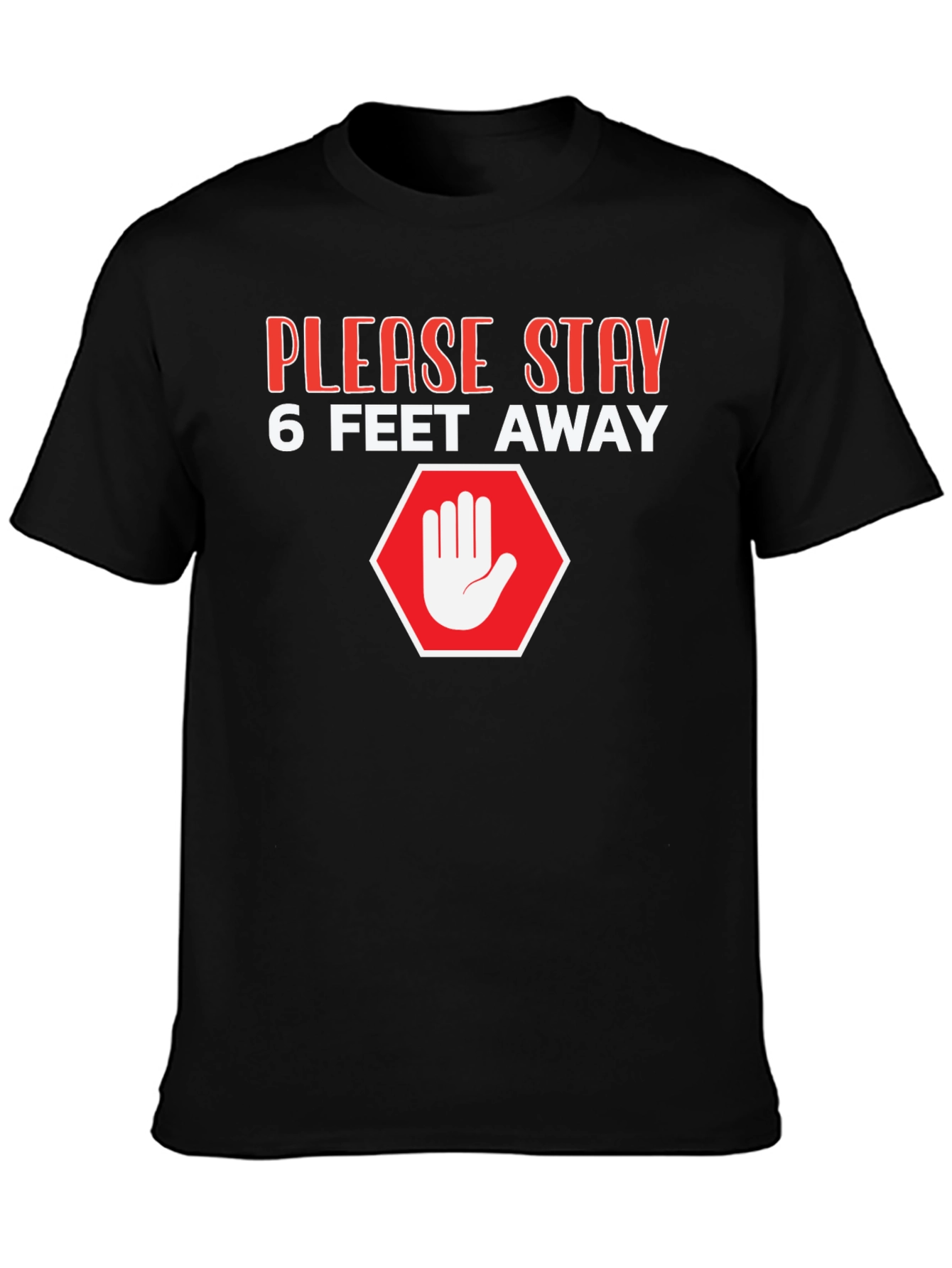 Stay Away Graphic Tee - Social Distancing T-Shirt