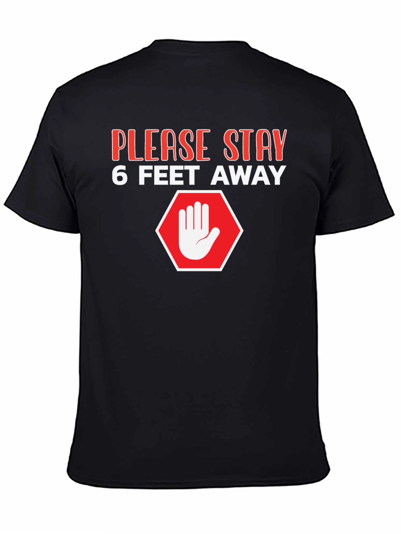 Stay Away Graphic Tee - Social Distancing T-Shirt