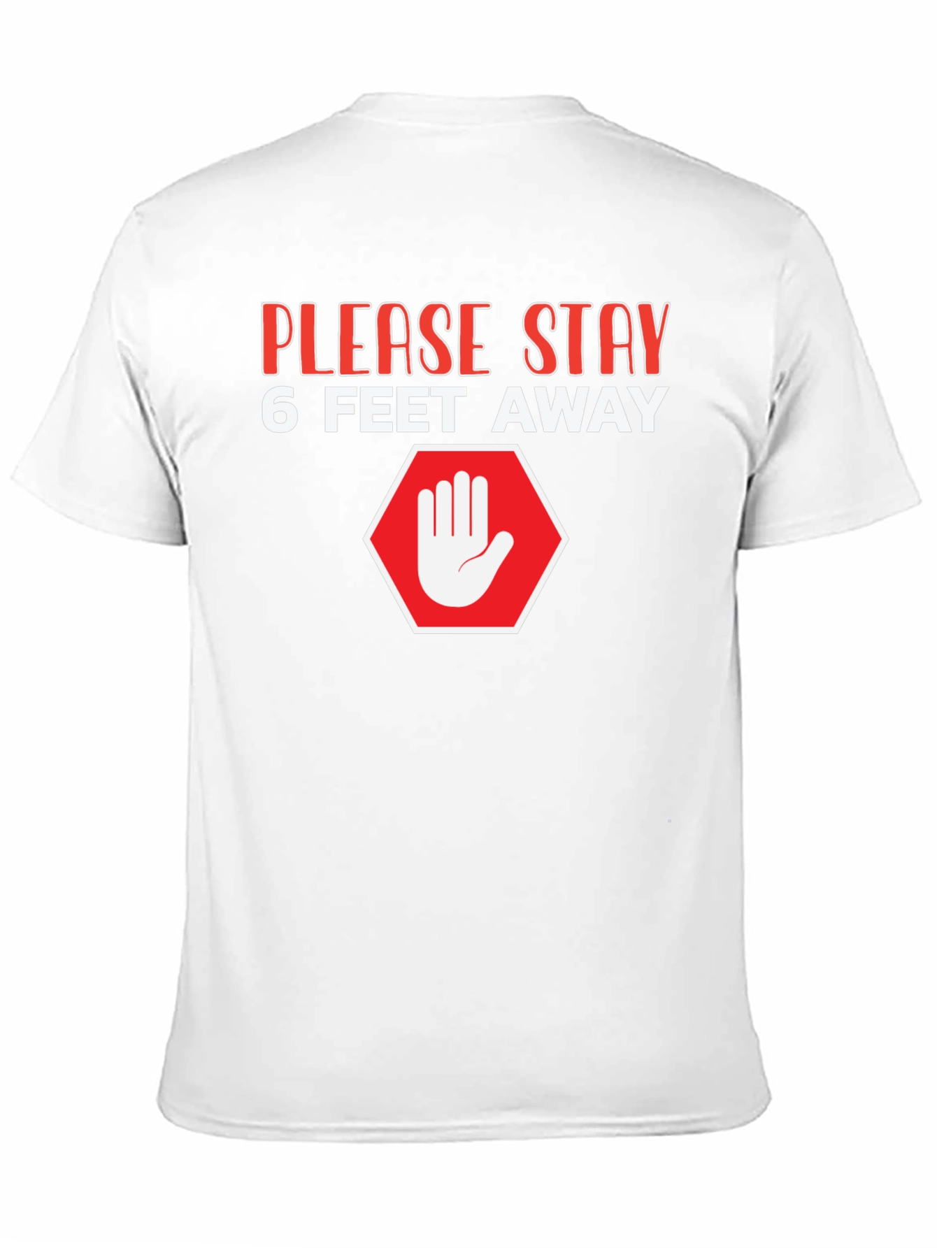 Stay Away Graphic Tee - Social Distancing T-Shirt