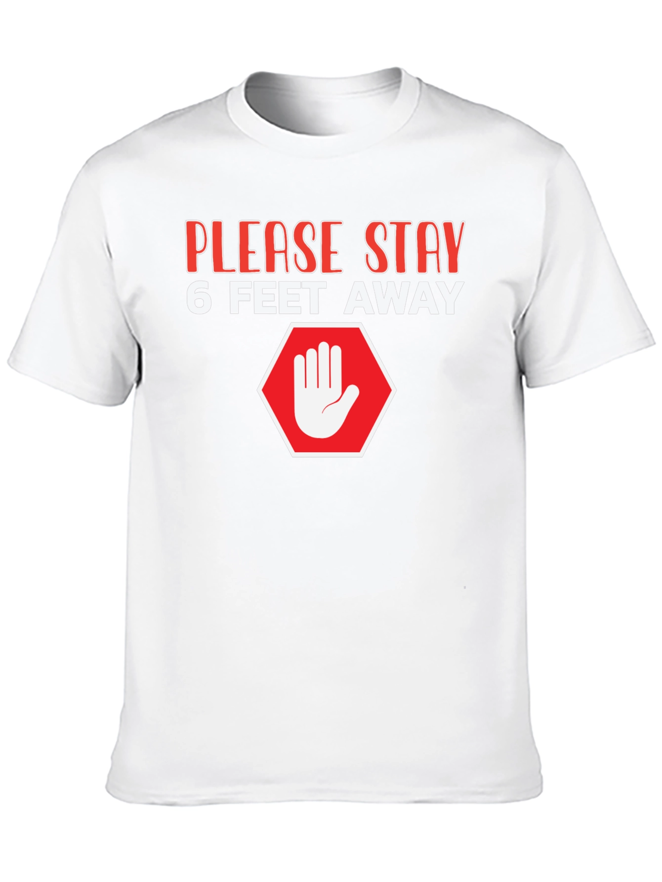 Stay Away Graphic Tee - Social Distancing T-Shirt