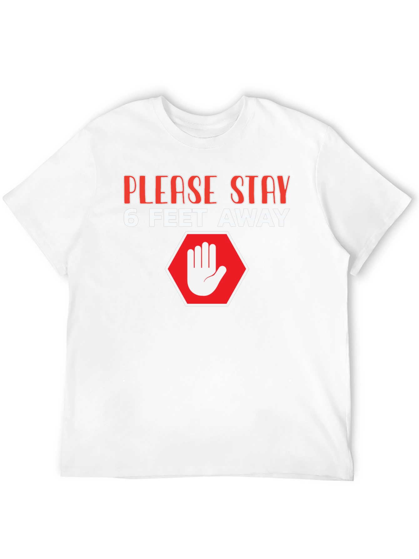 Stay Away Graphic Tee - Social Distancing T-Shirt