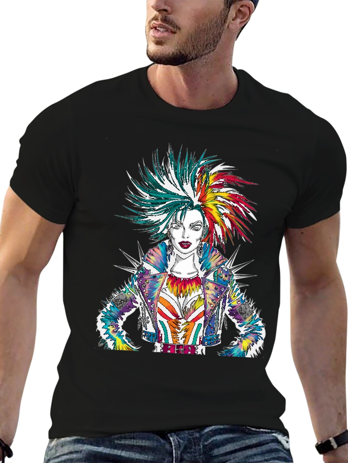 Punk Rock Fashion T-Shirt for Men