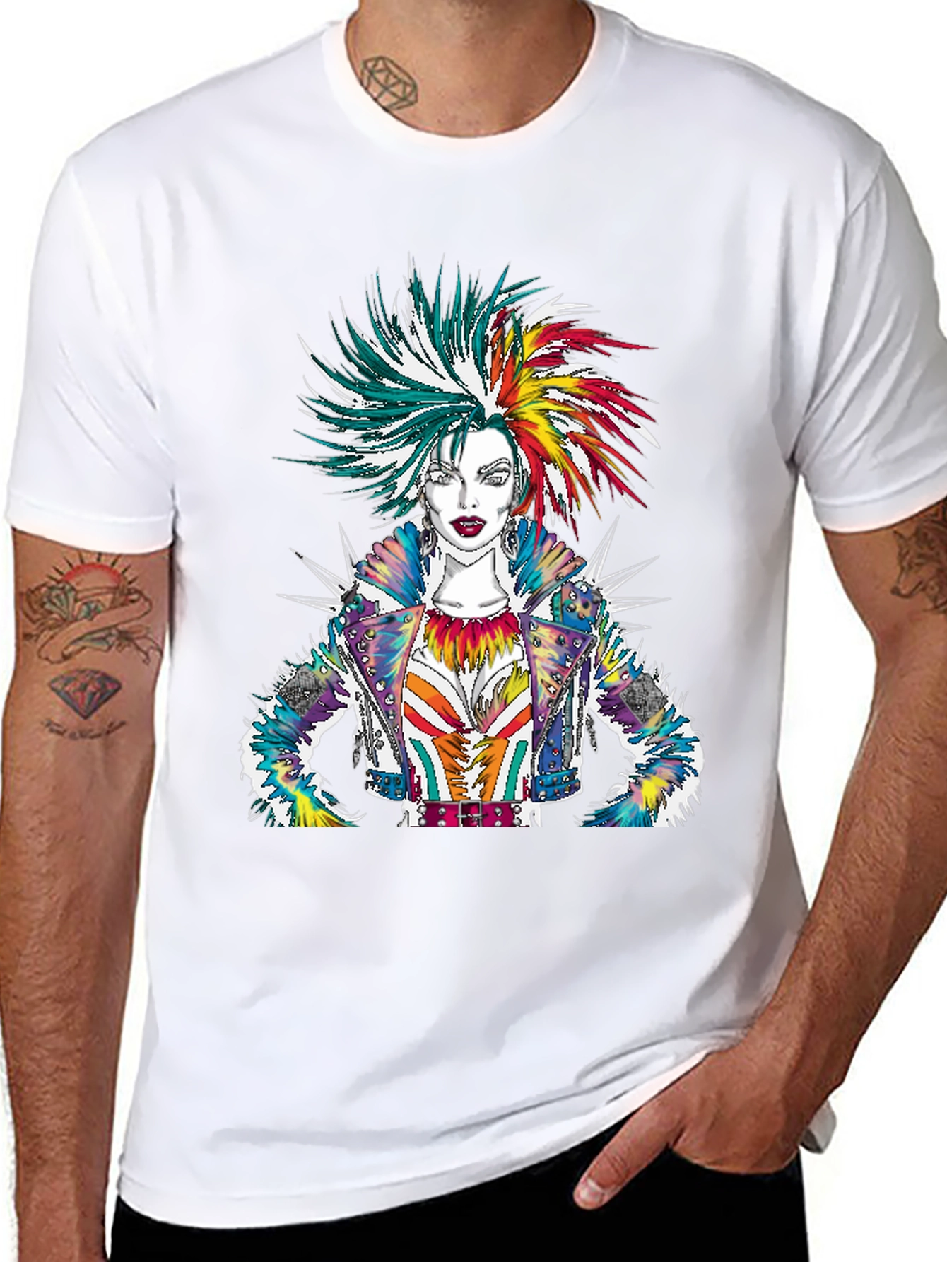 Punk Rock Fashion T-Shirt for Men