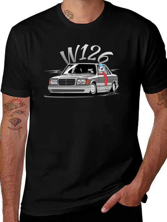 W126 Car T-Shirt - Classic Cool Graphic Tee