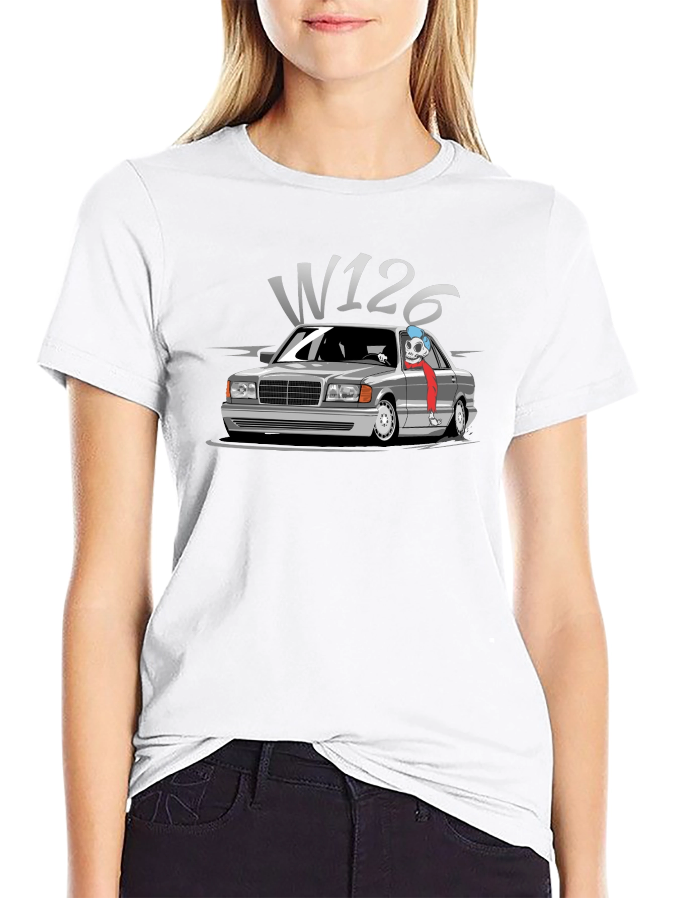 W126 Car T-Shirt - Classic Cool Graphic Tee
