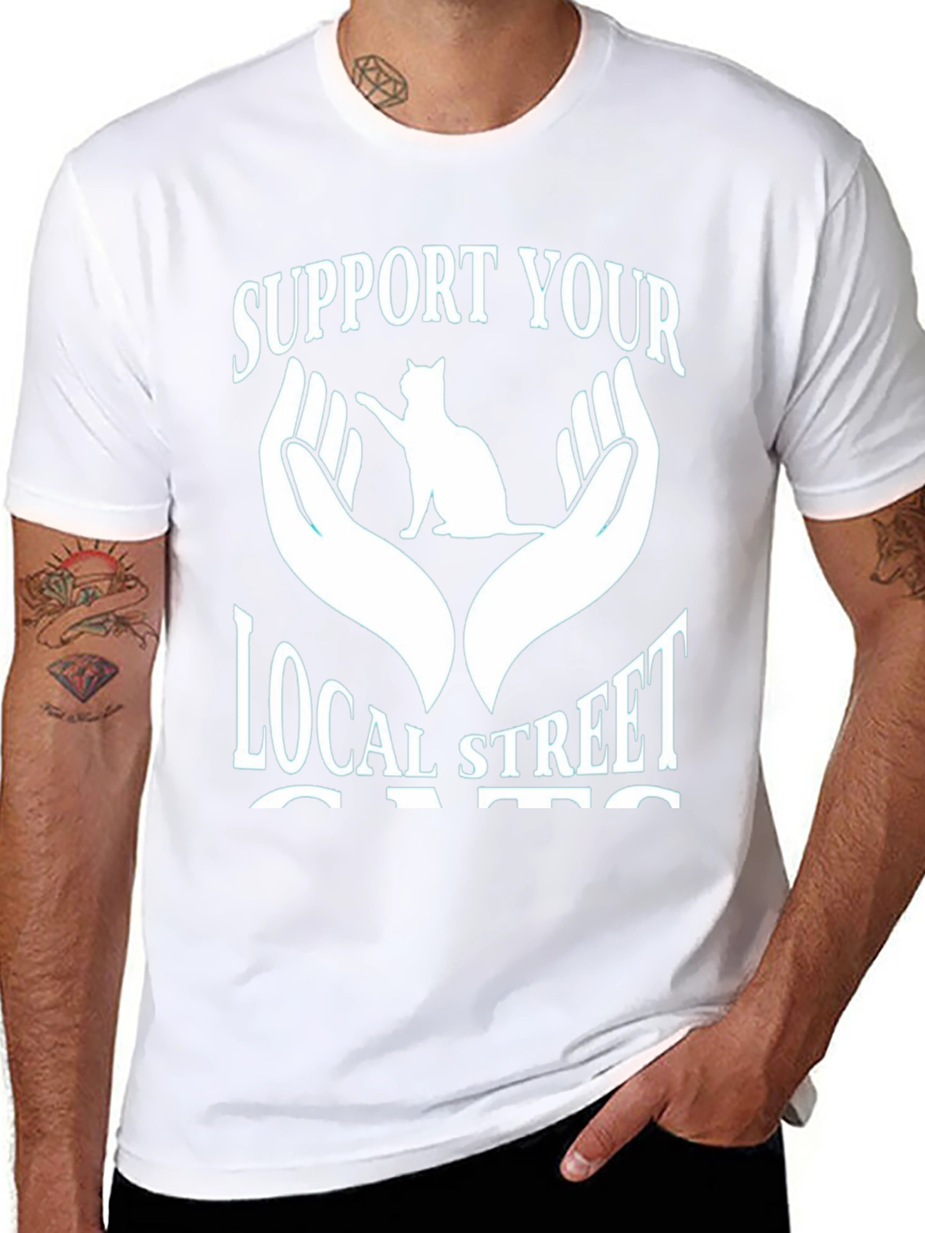 Support Your Local Street Cats T-Shirt