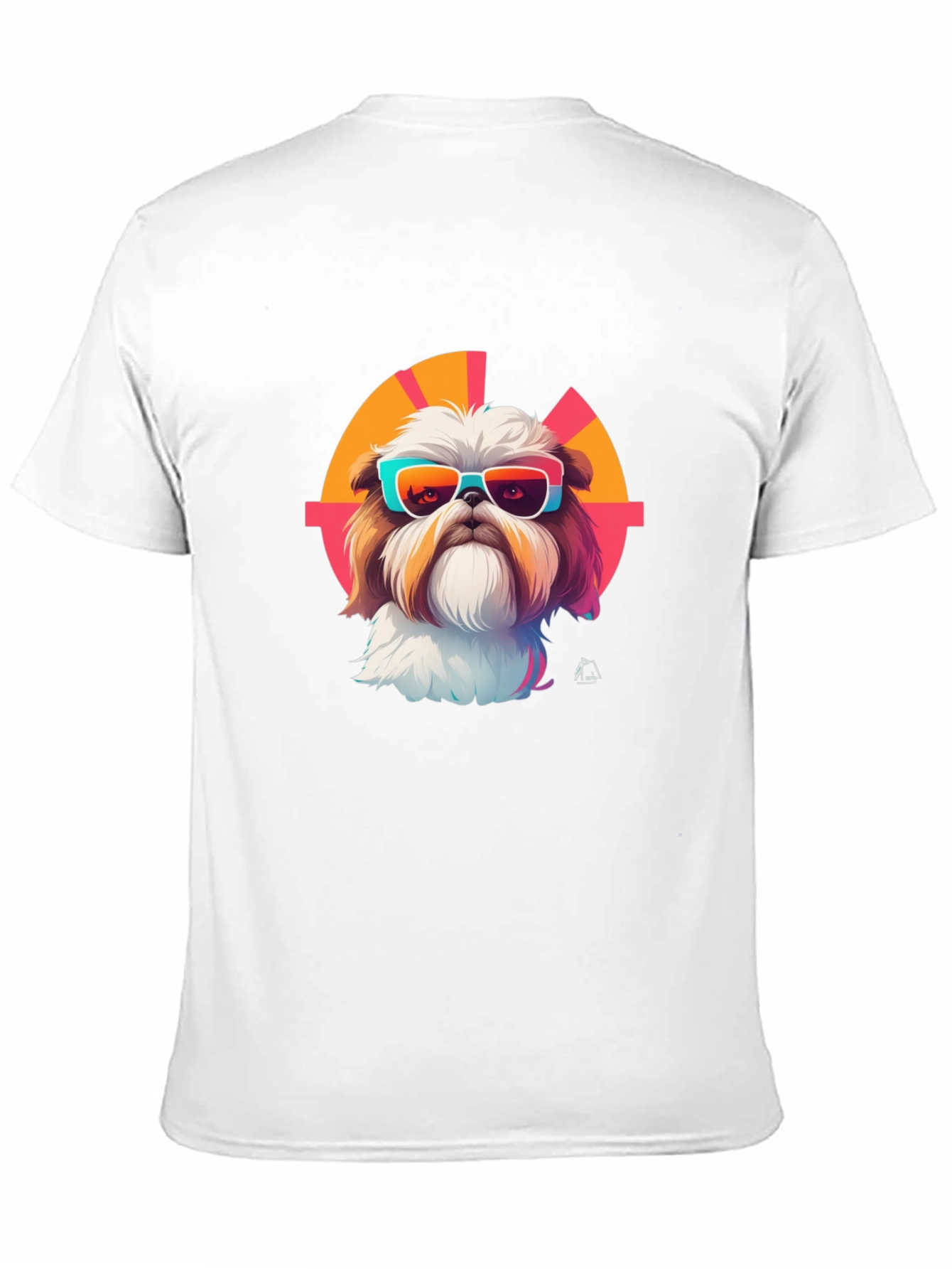 Shih Tzu Sunglasses Retro T-Shirt – Stylish Dog Lover Tee