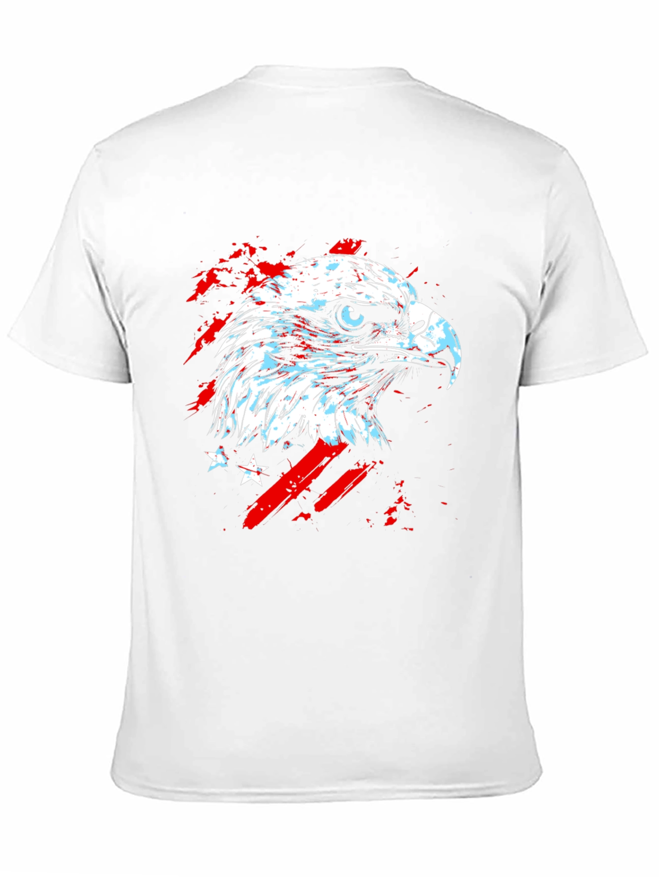 American Eagle Graphic Print Black T-Shirt