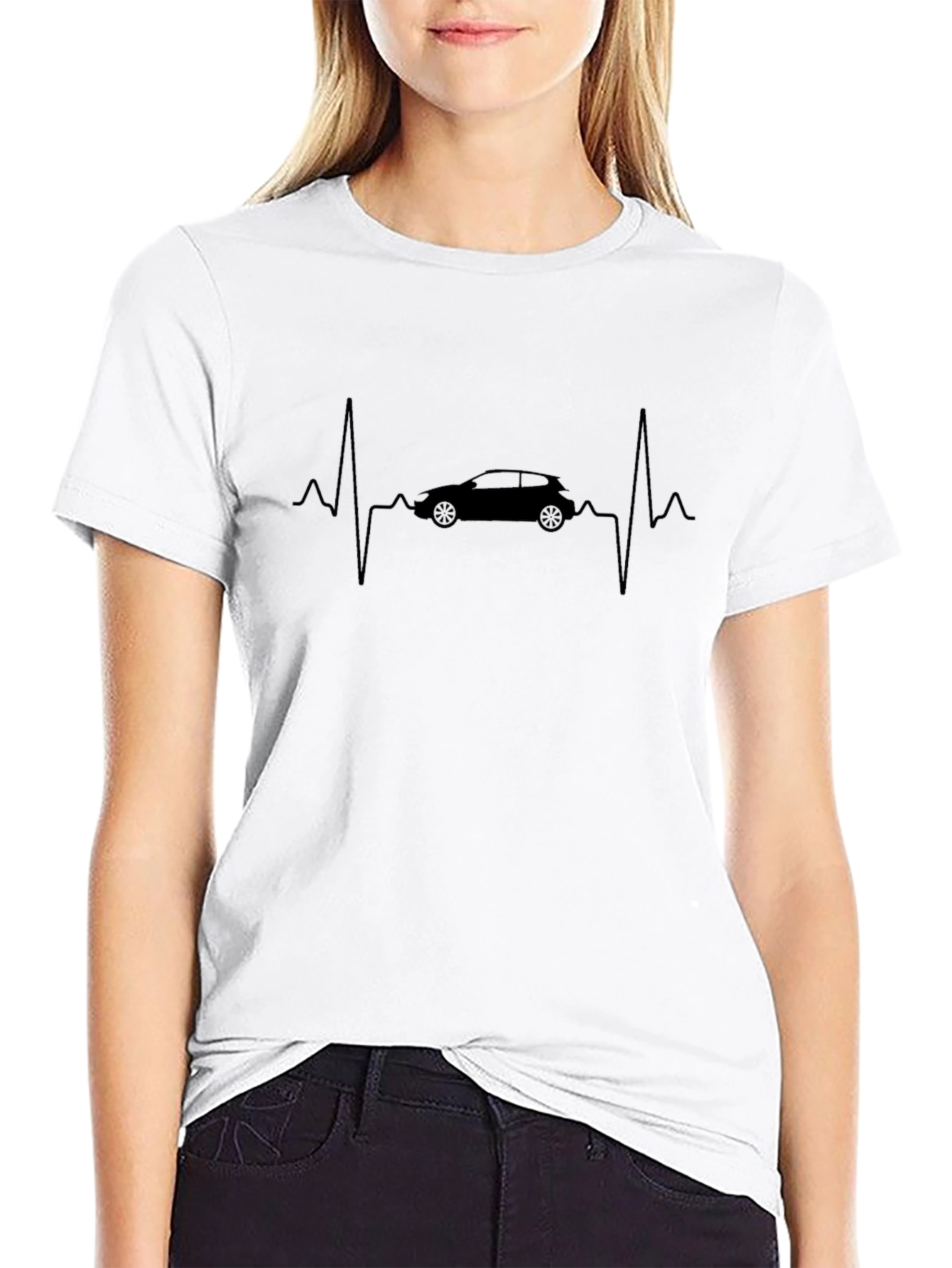 Car Heartbeat T-Shirt - Cool Automotive Tee