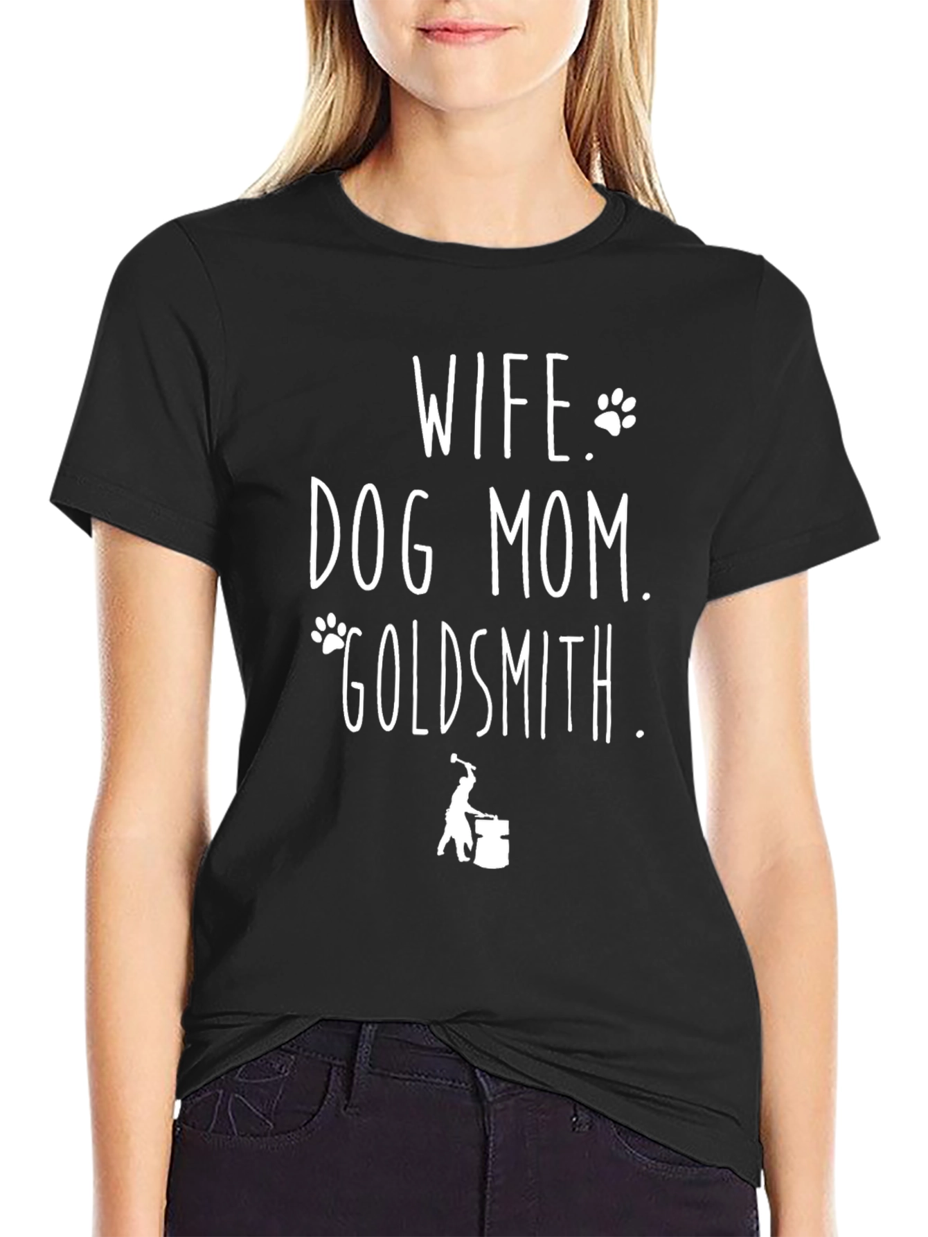 Wife Dog Mom Goldsmith Graphic Tee