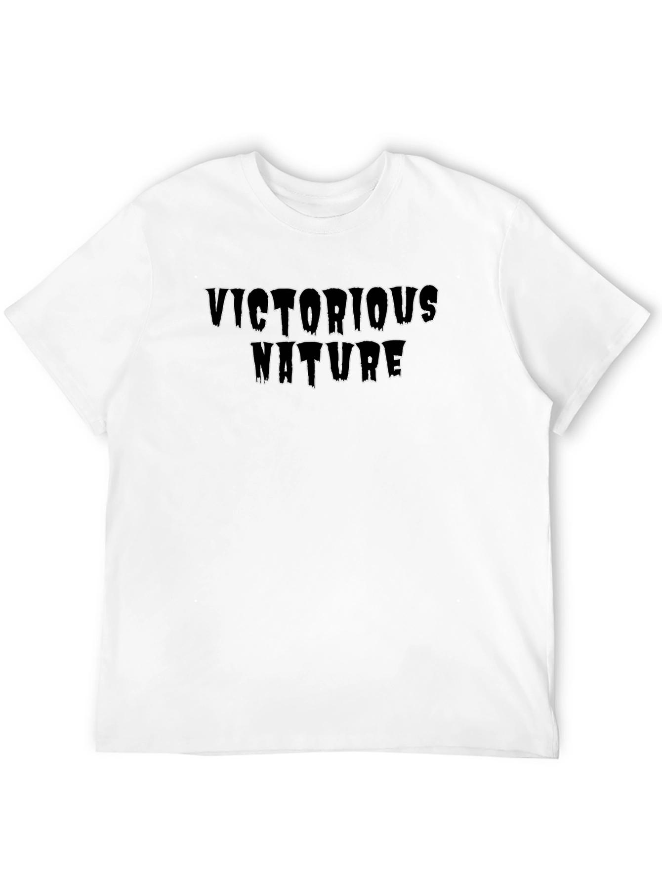 Victorious Nature Graphic T-Shirt - Black Tee