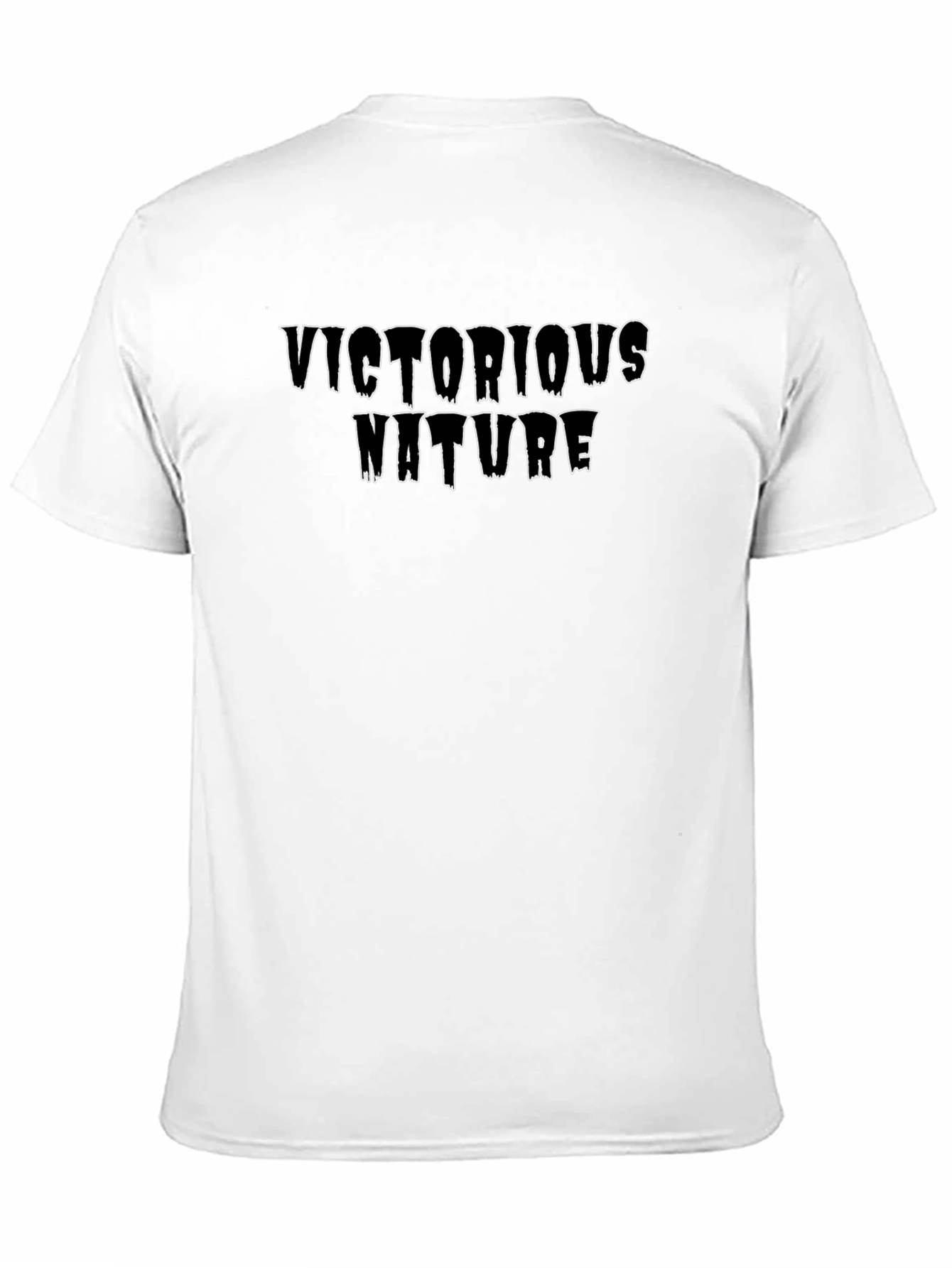 Victorious Nature Graphic T-Shirt - Black Tee
