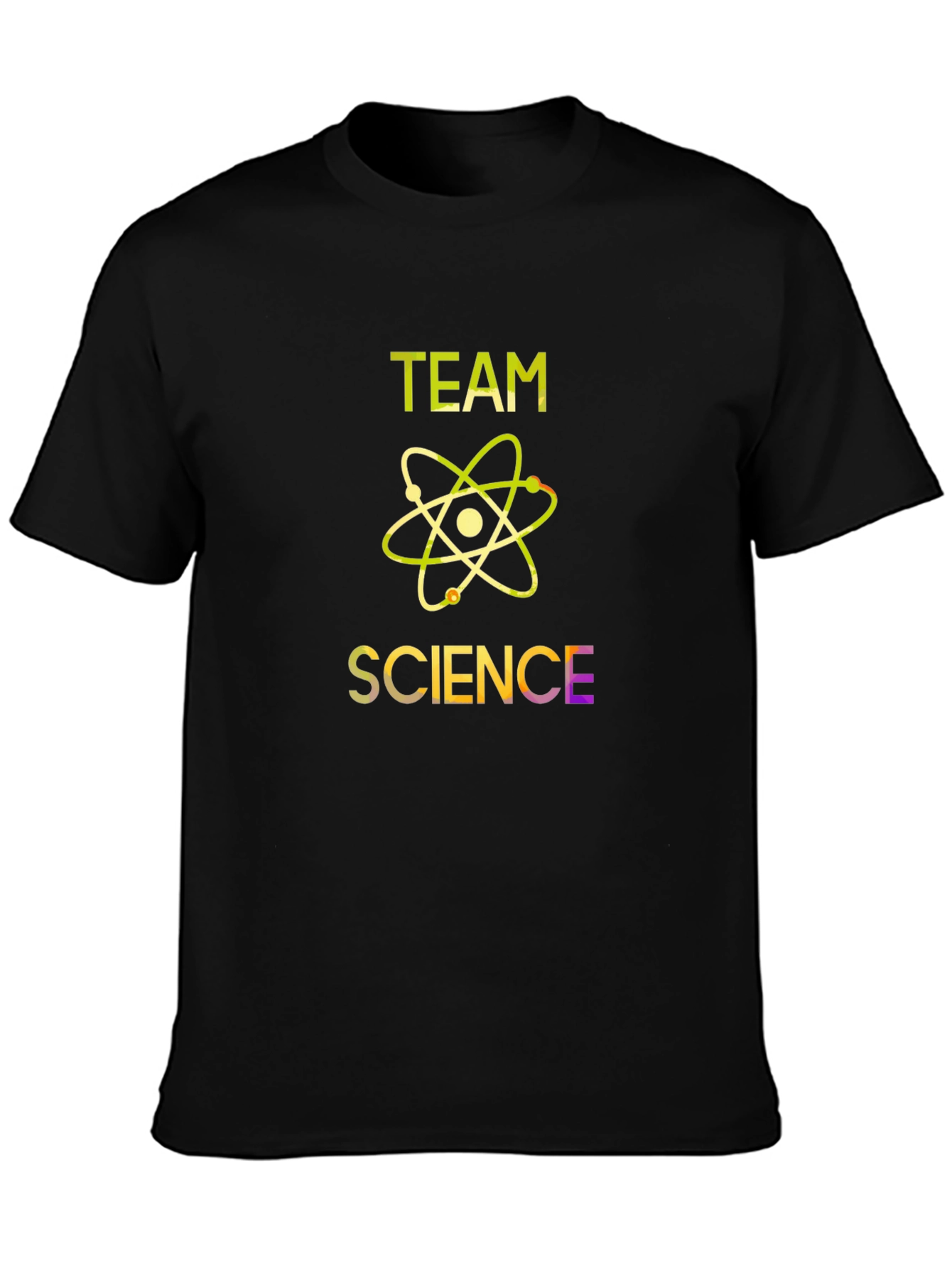 Team Science Graphic T-Shirt - Black