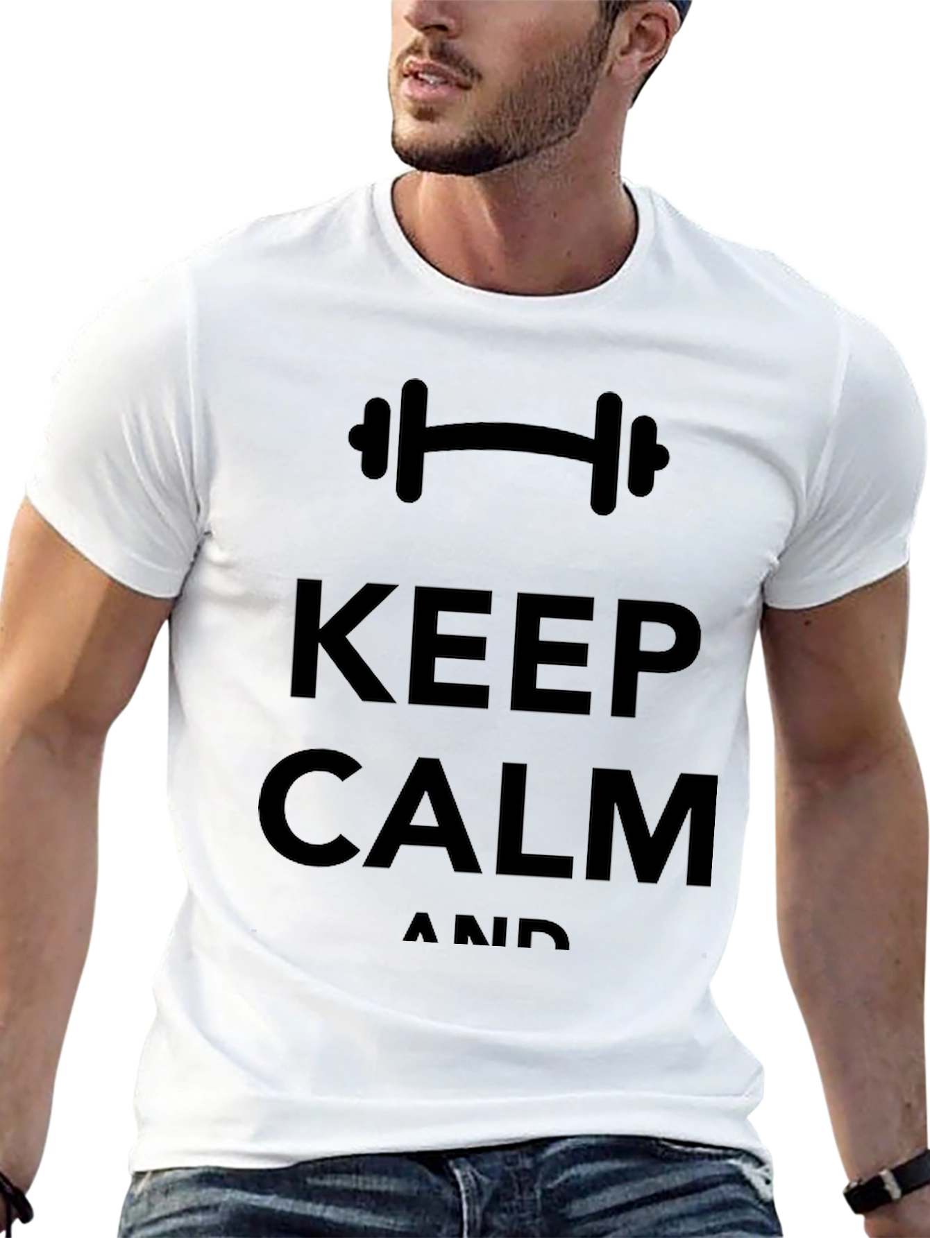 Keep Calm & Lift On T-Shirt - Black