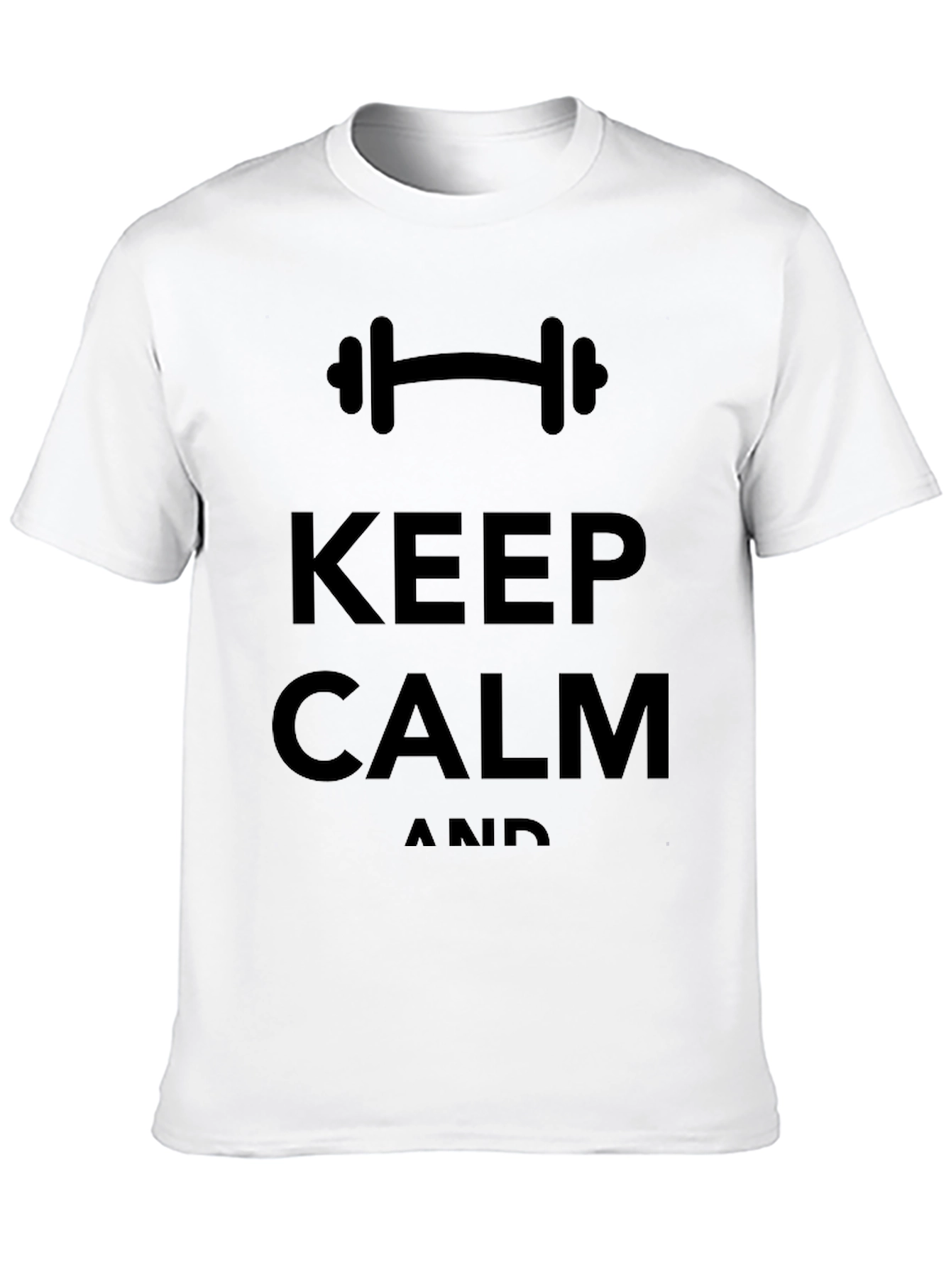 Keep Calm & Lift On T-Shirt - Black