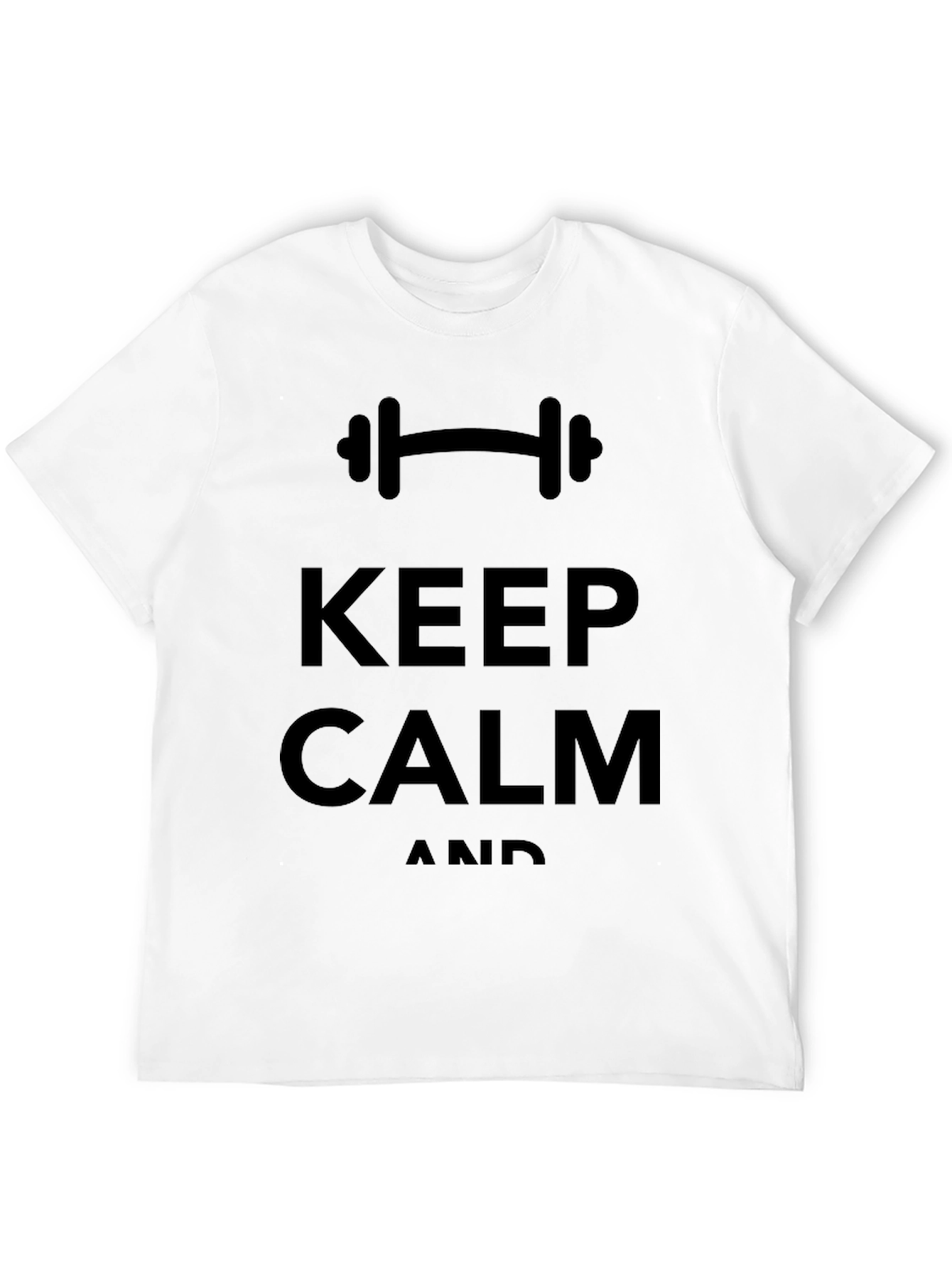 Keep Calm & Lift On T-Shirt - Black