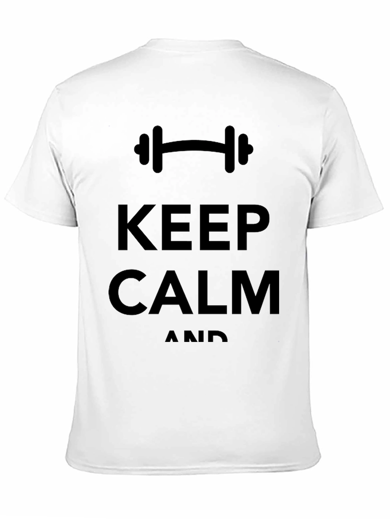 Keep Calm & Lift On T-Shirt - Black