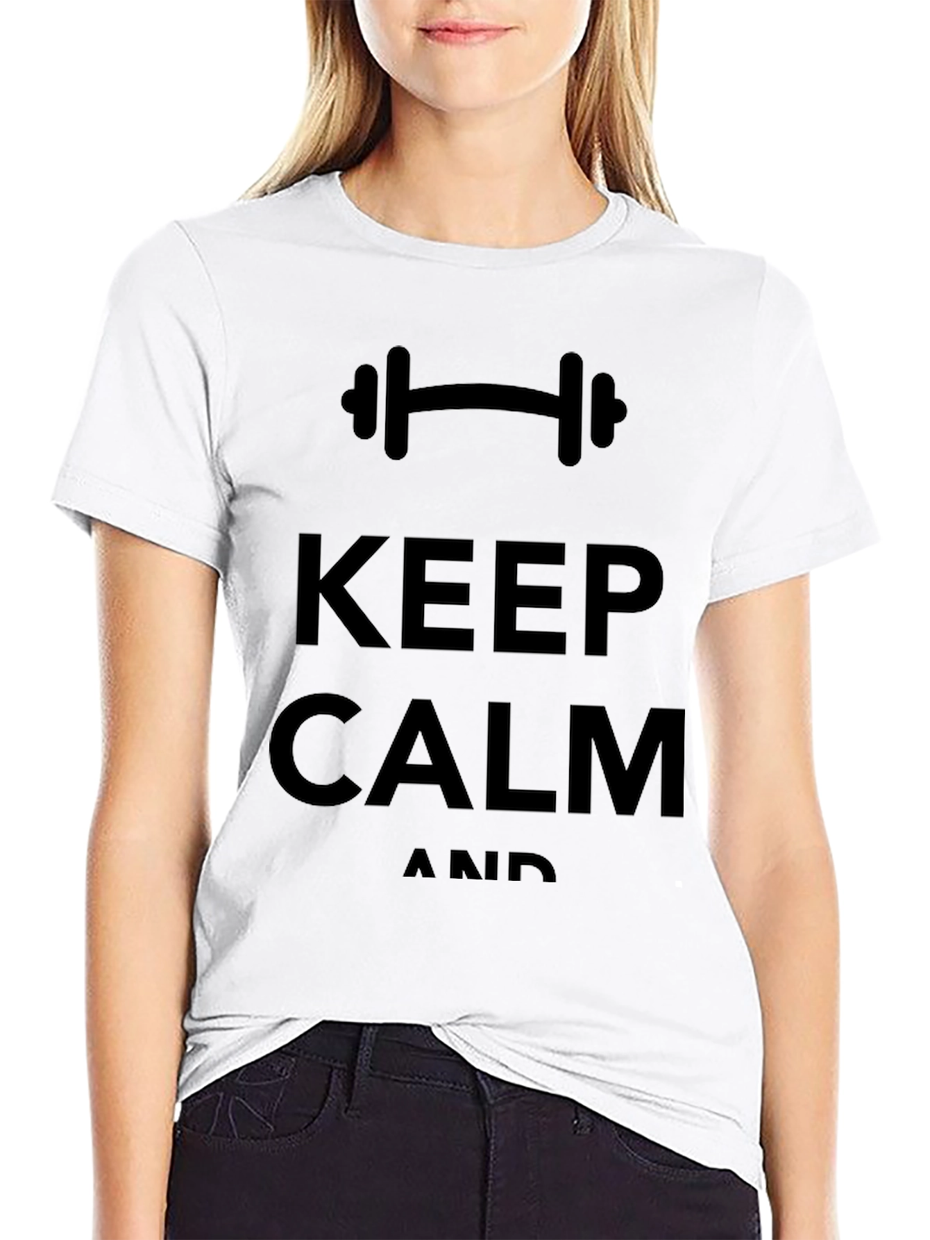 Keep Calm & Lift On T-Shirt - Black