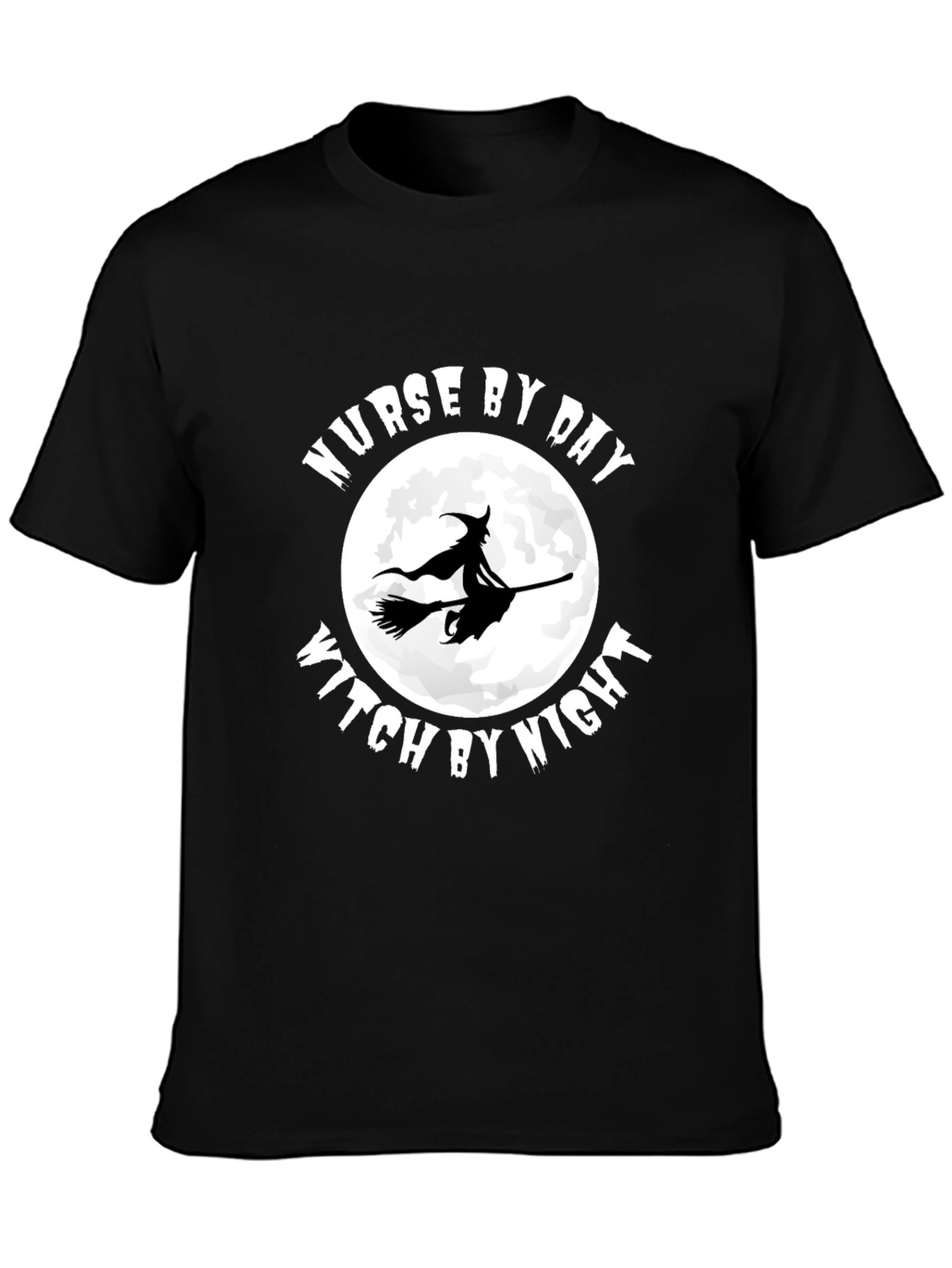 Nurse By Day Witch By Night Graphic Tee