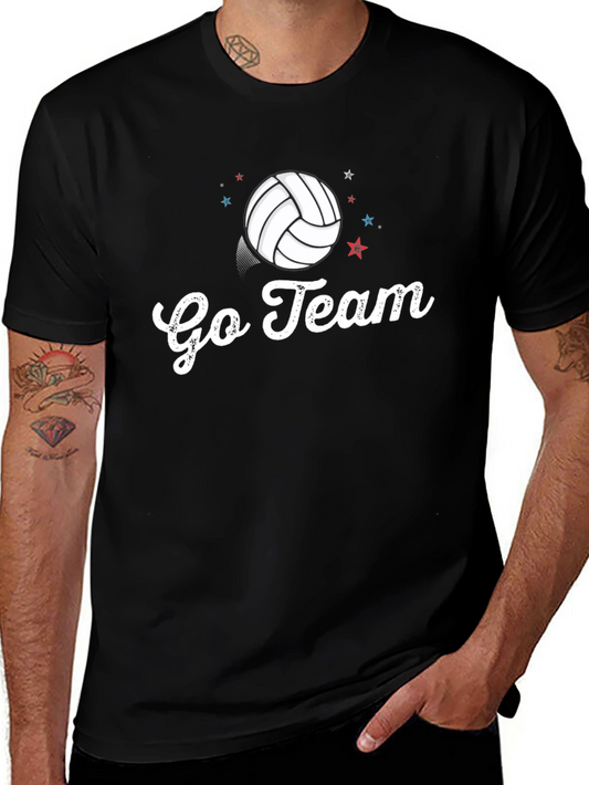 Go Team Volleyball Graphic Tee