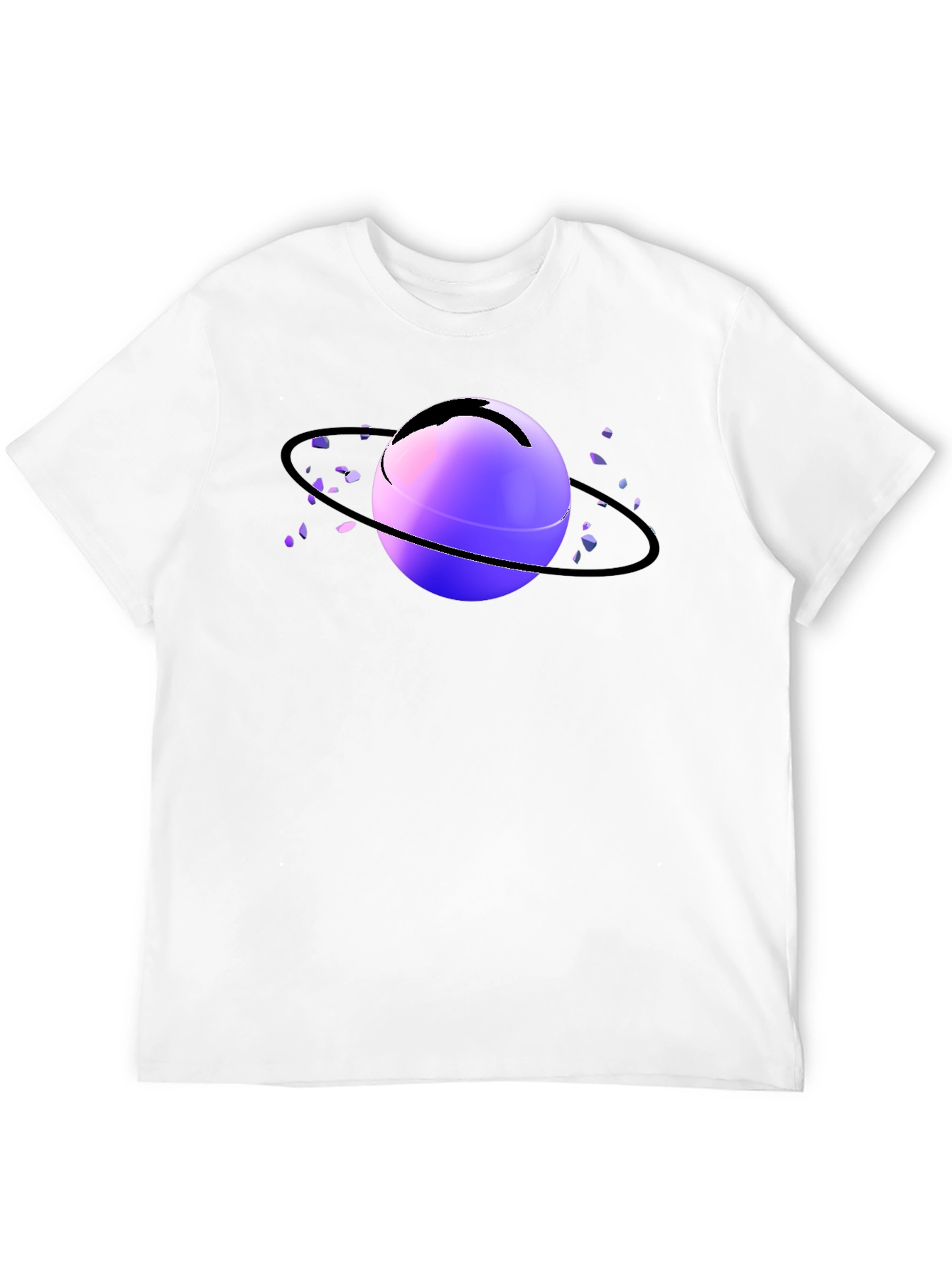 Planet Graphic T-Shirt - Black