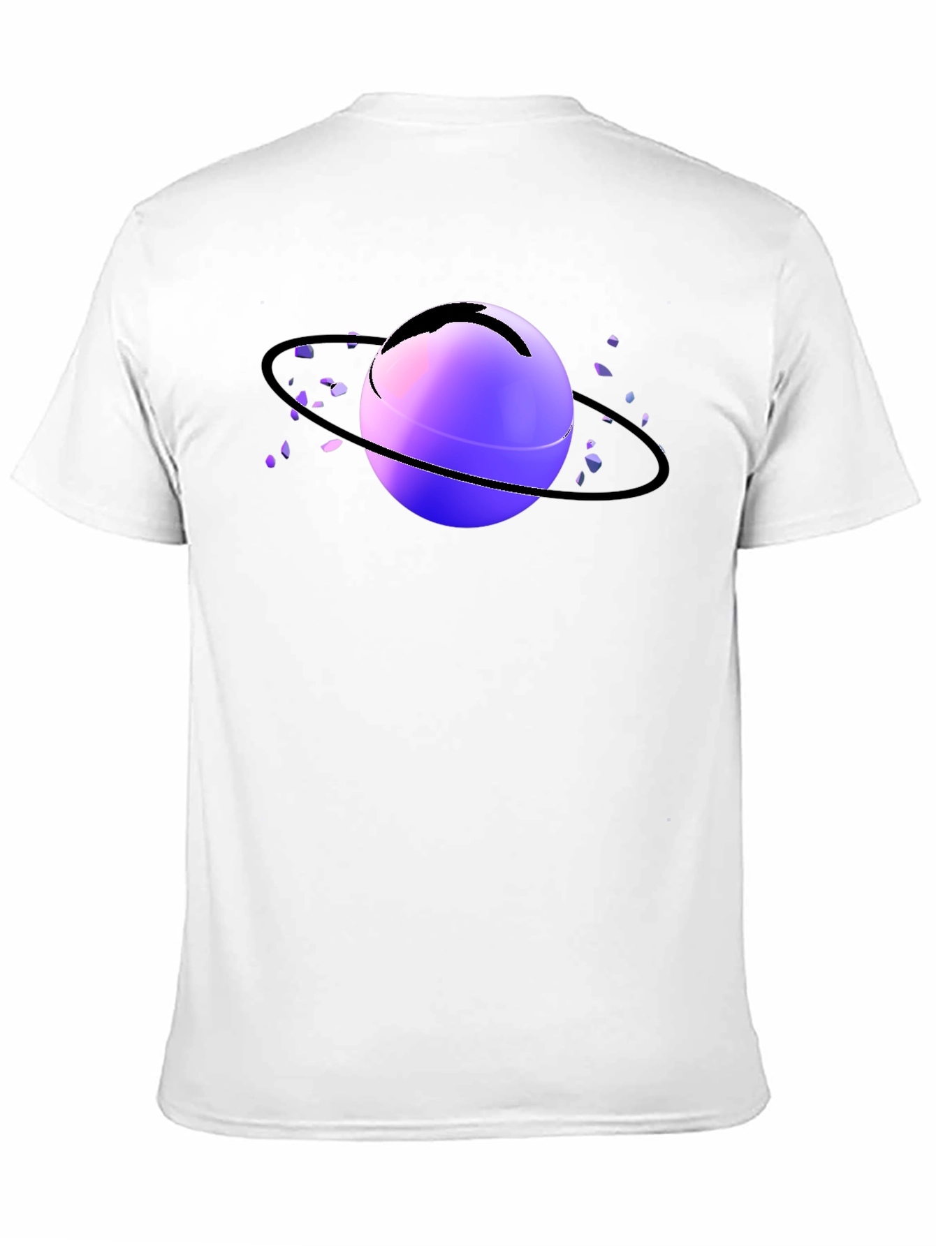 Planet Graphic T-Shirt - Black
