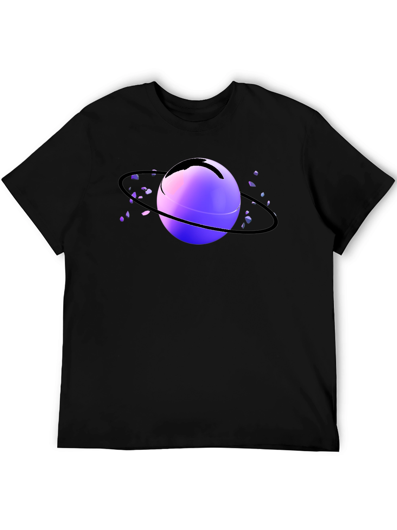 Planet Graphic T-Shirt - Black