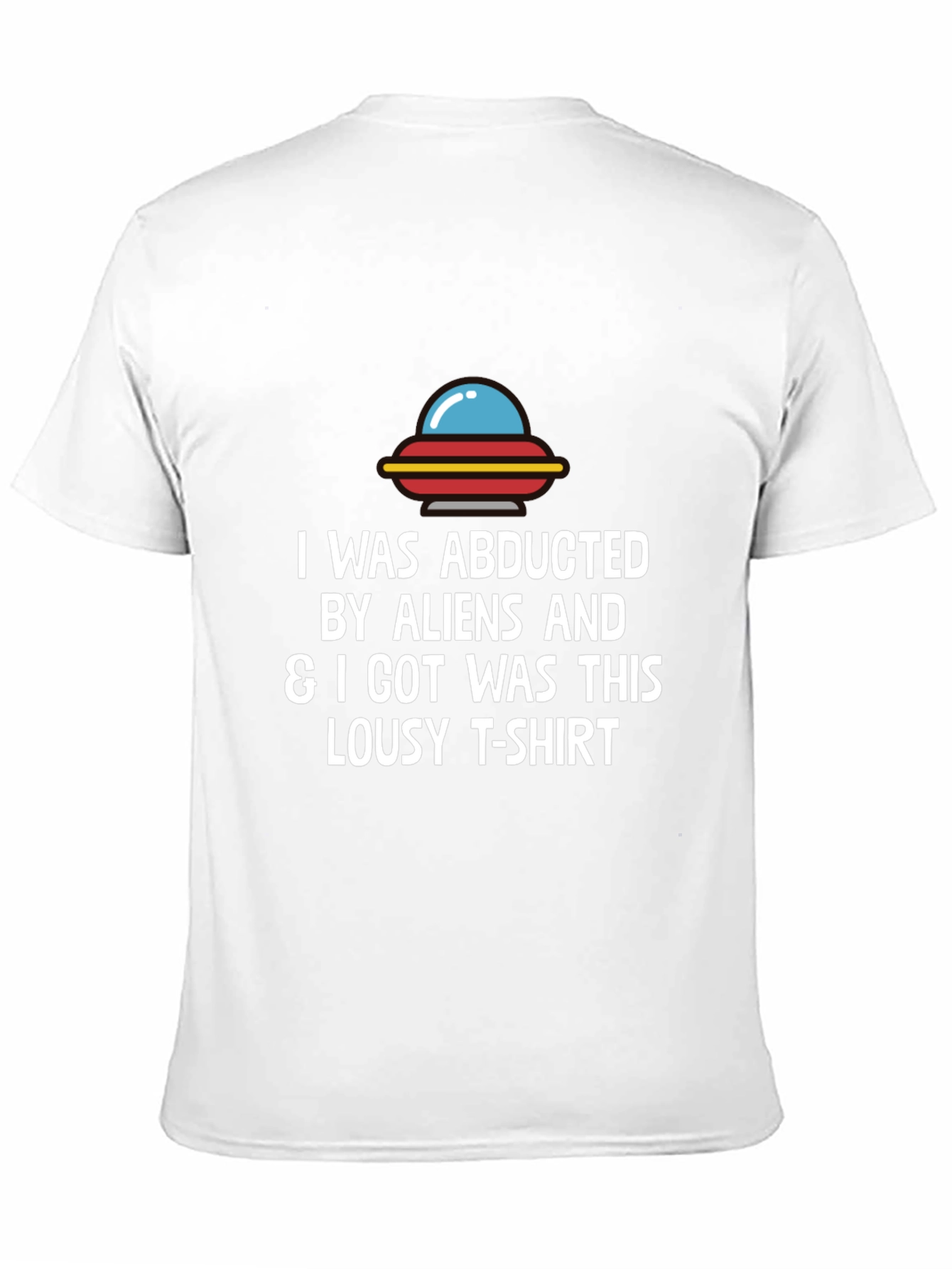 Abducted by Aliens Graphic T-Shirt - Mens Black Tee