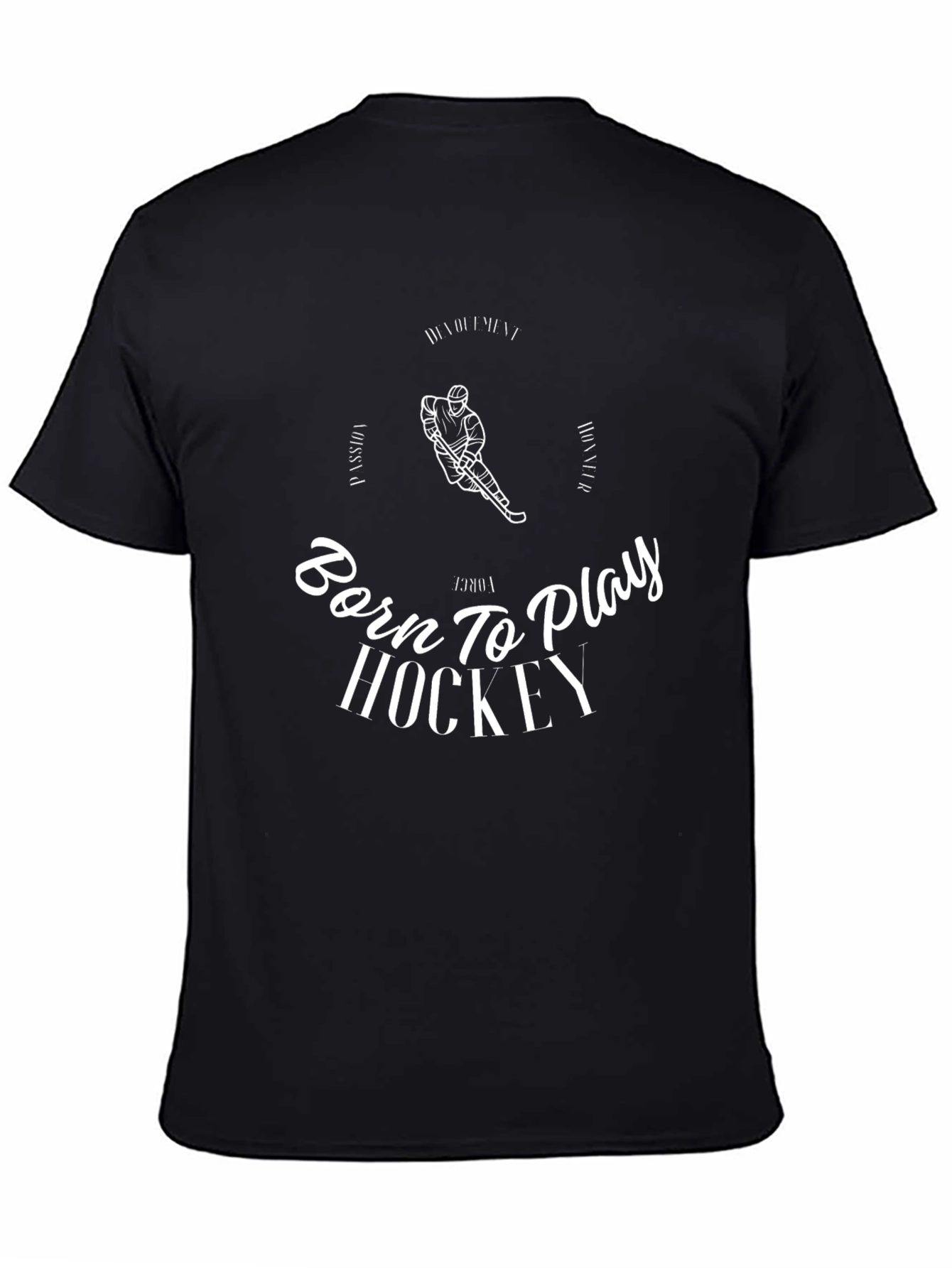 Born to Play Hockey Graphic T-Shirt
