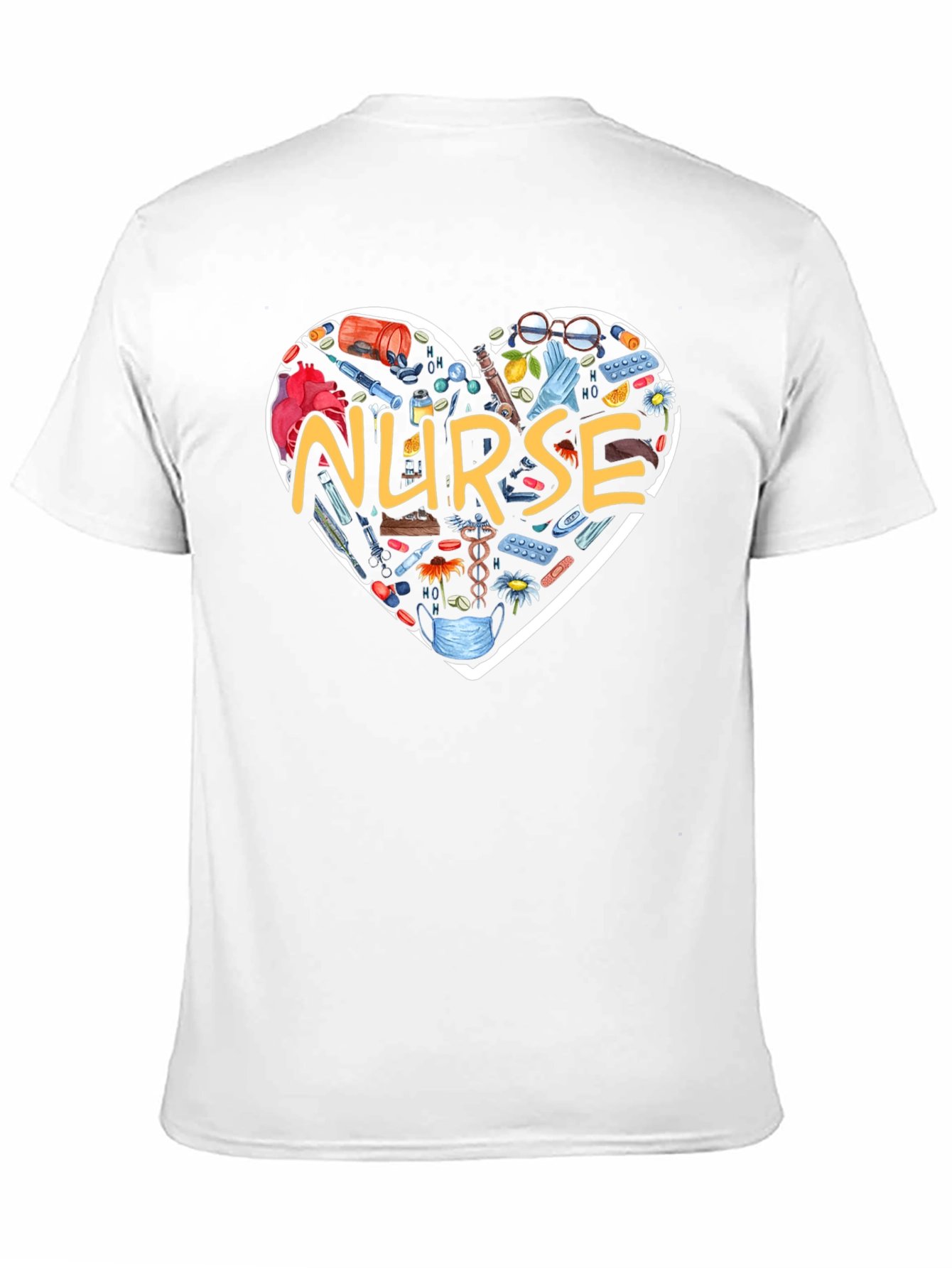 Nurse Heart Graphic T-Shirt