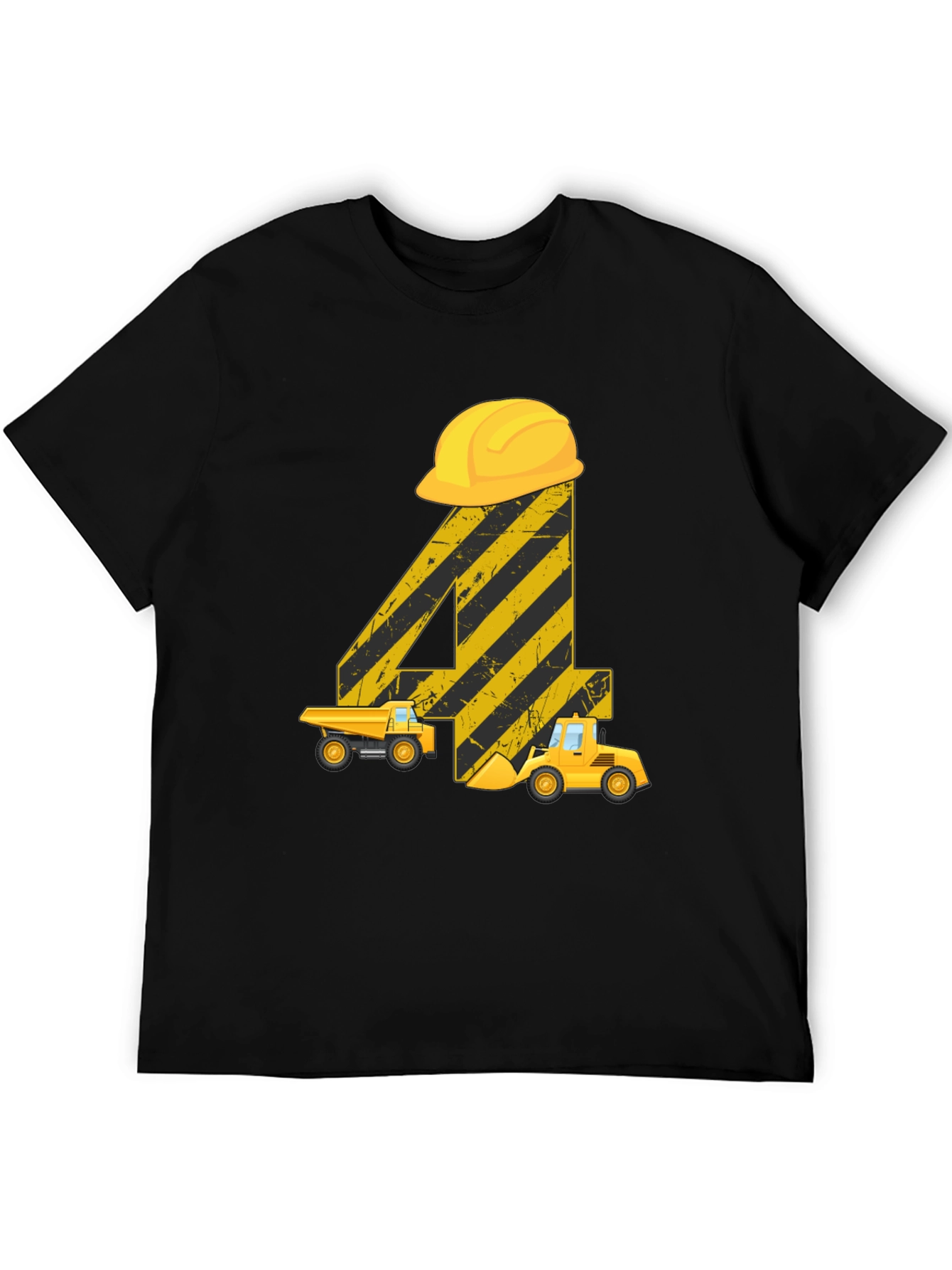 Construction Birthday Shirt - 4th Birthday Digger Tee