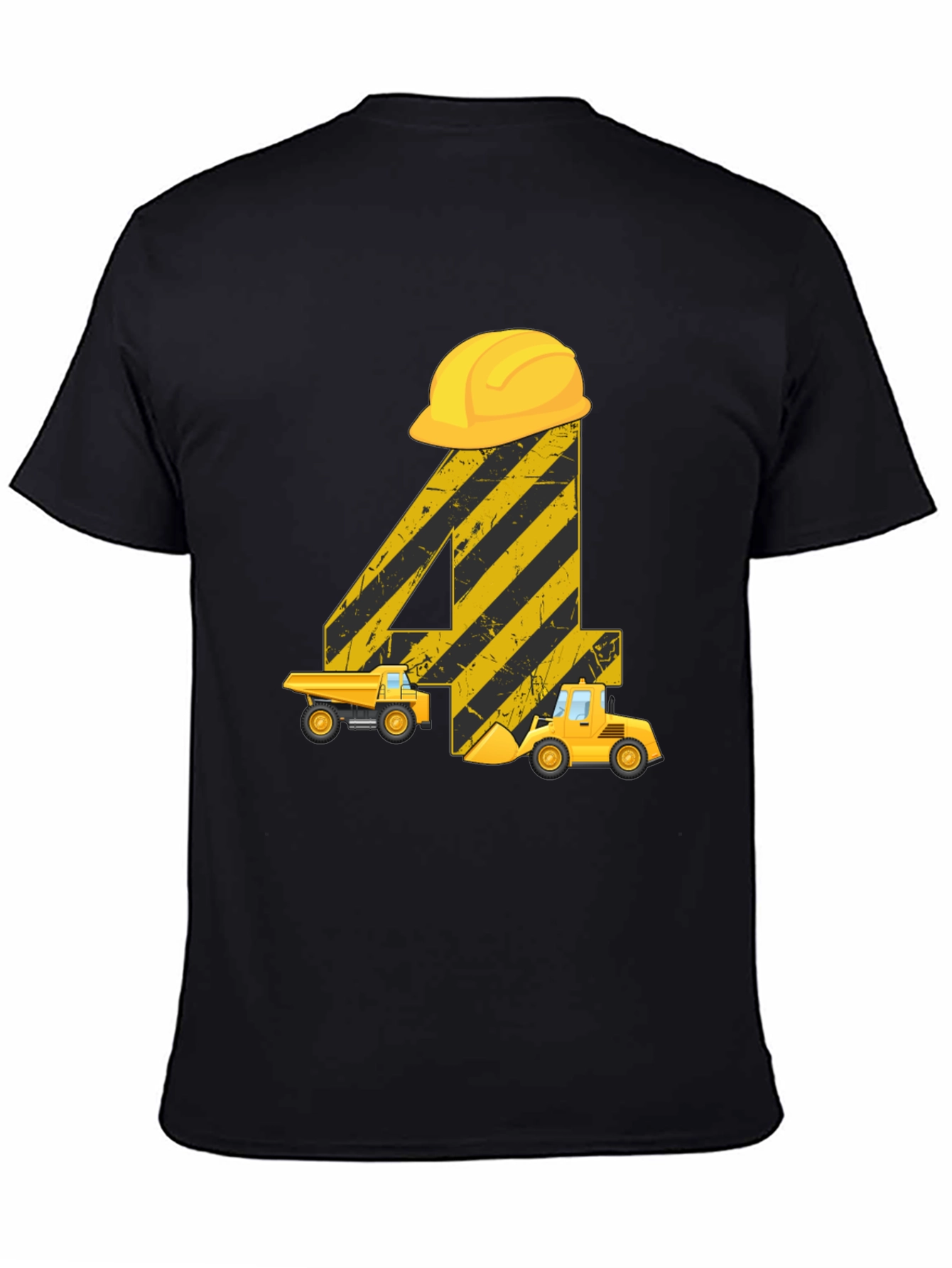 Construction Birthday Shirt - 4th Birthday Digger Tee