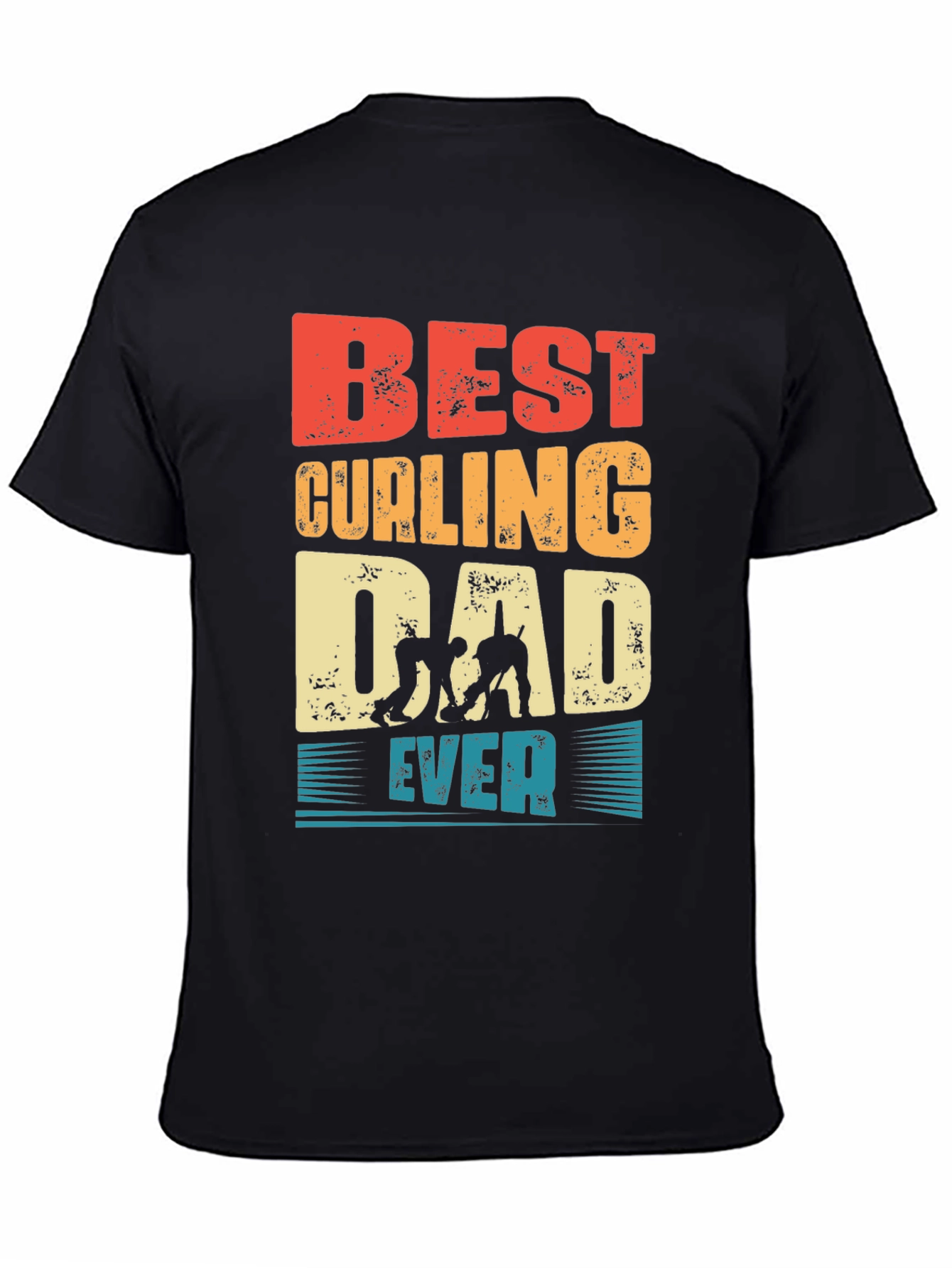 Best Curling Dad Ever T-Shirt