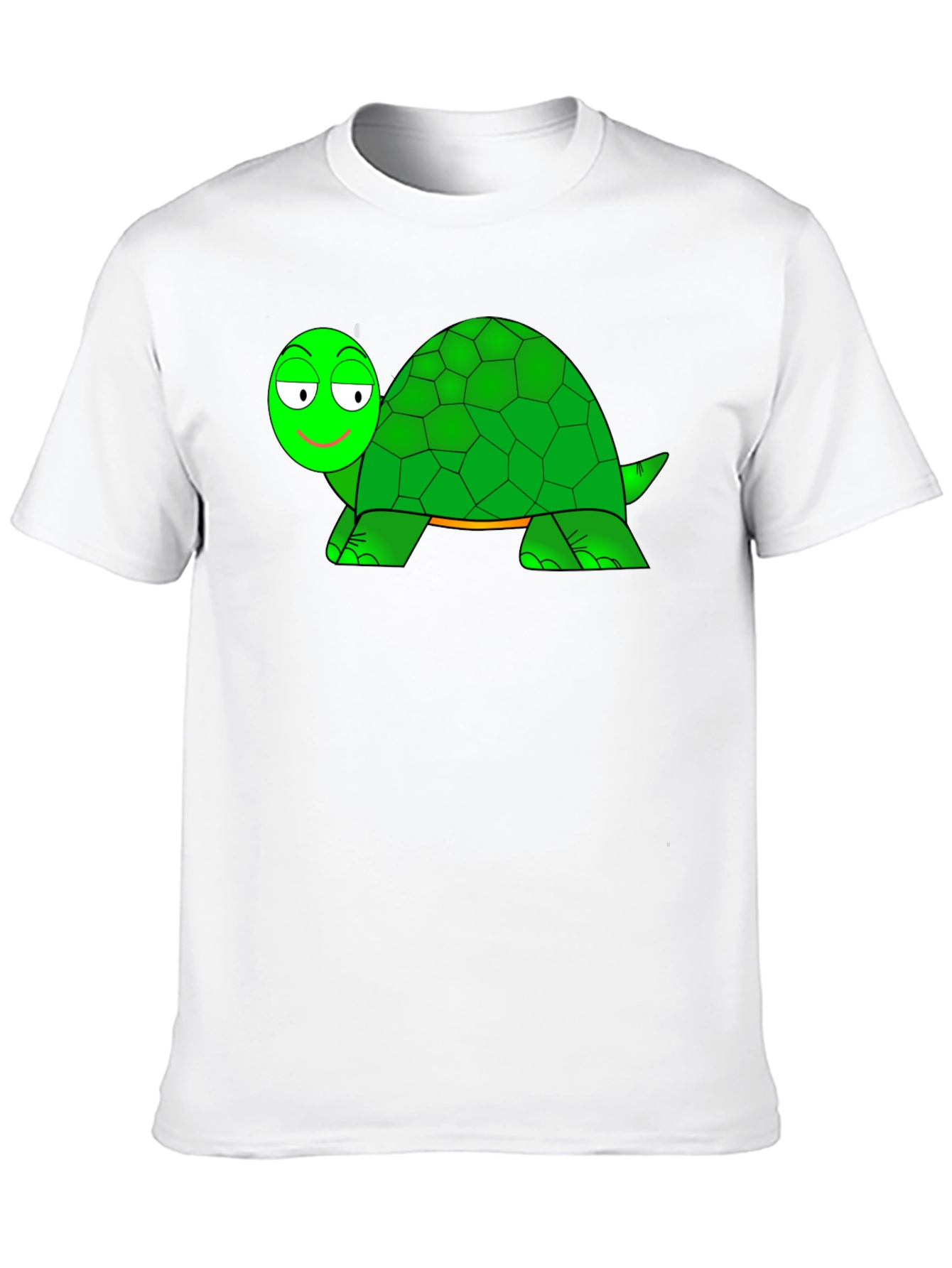 Cartoon Turtle Graphic Black T-Shirt
