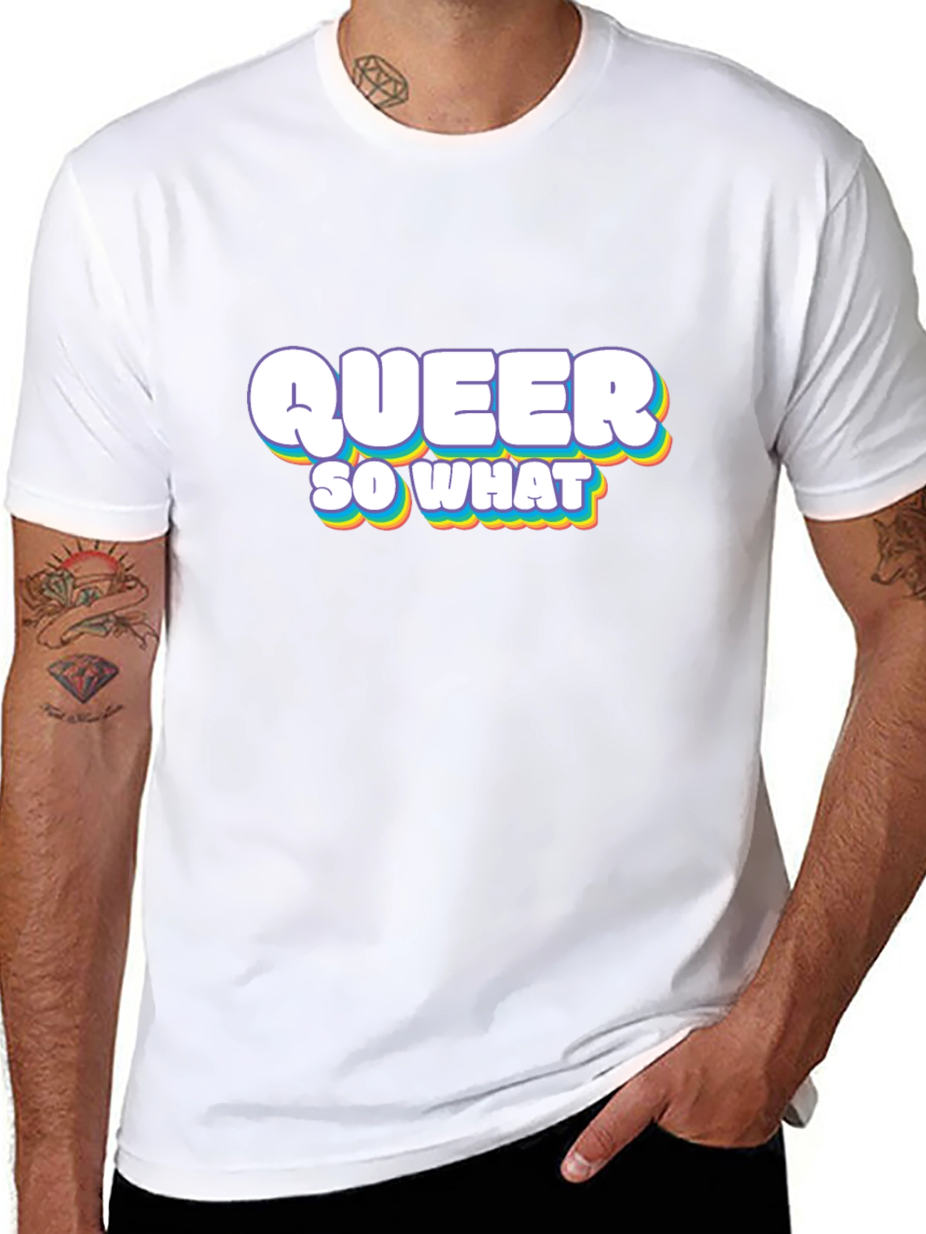 Queer So What Graphic Tee - Prideful Style