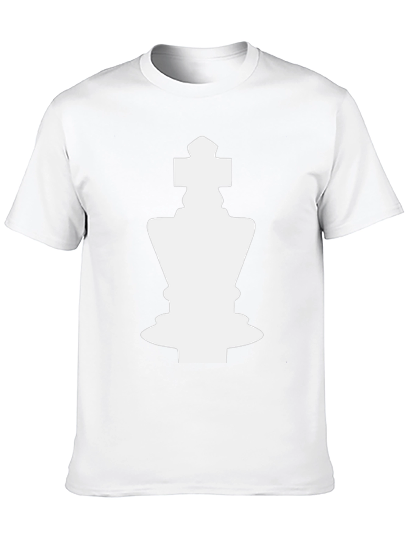 Chess King Graphic Tee - Black Cotton Blend