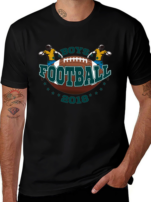 Boys Football 2018 Black T-Shirt