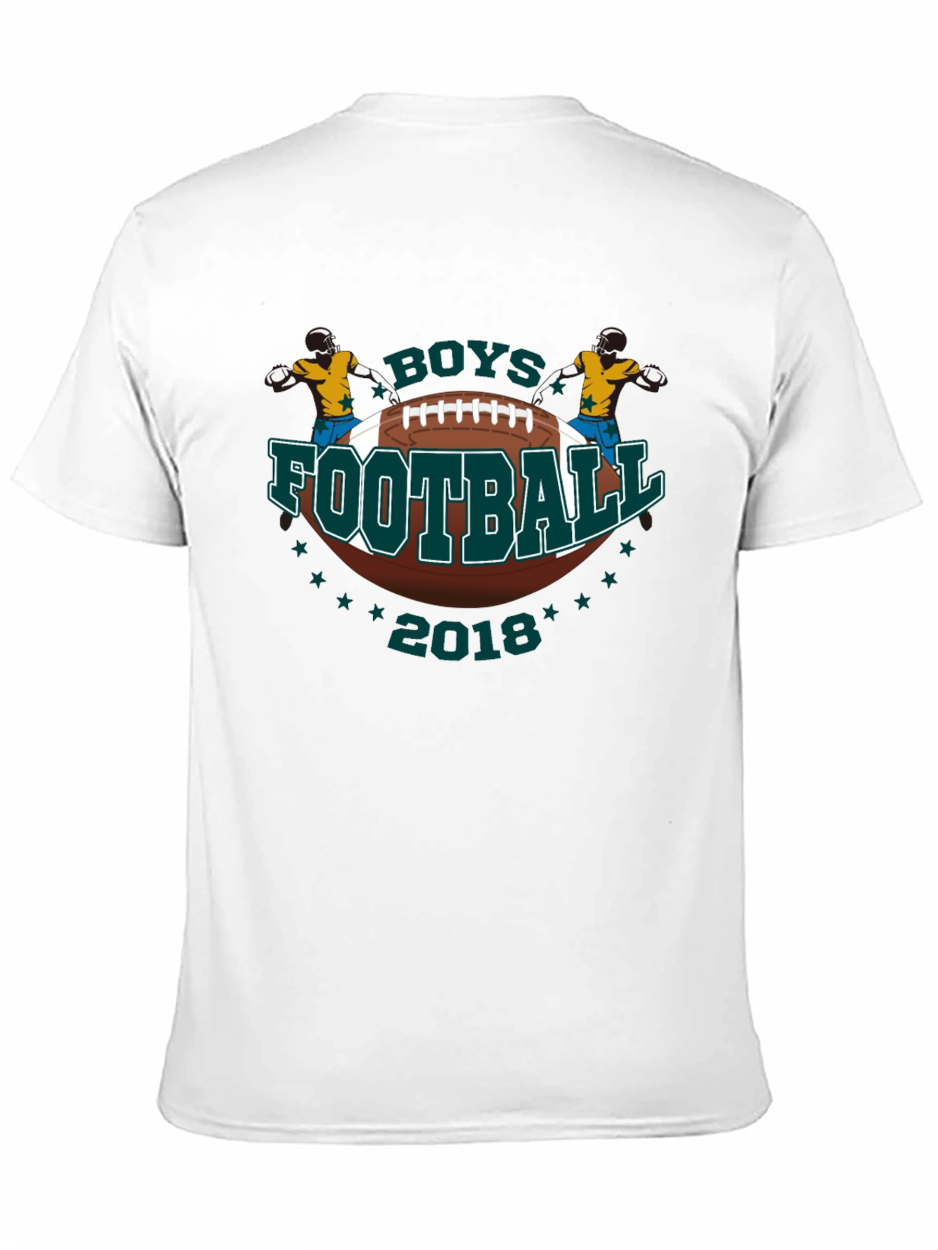 Boys Football 2018 Black T-Shirt
