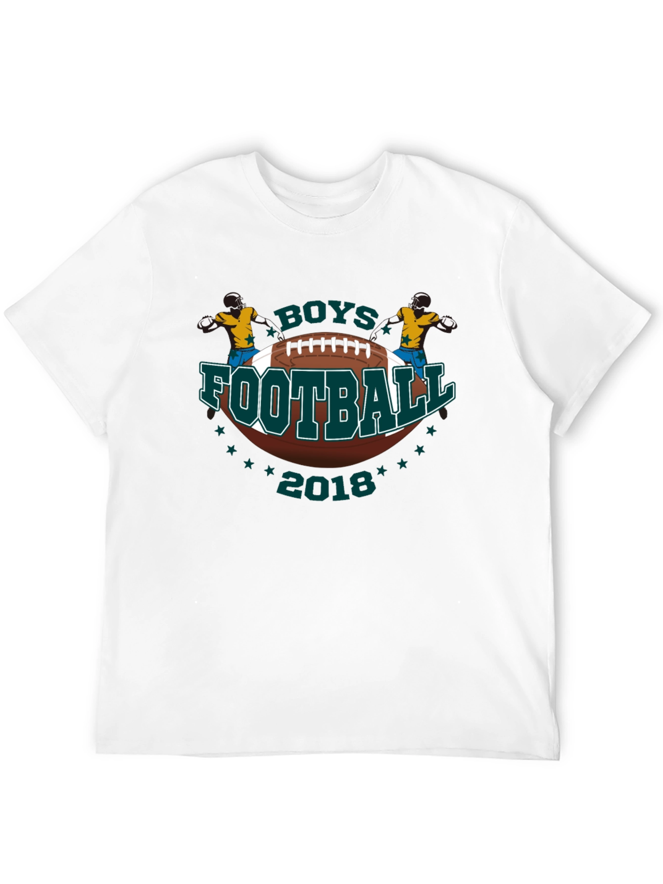 Boys Football 2018 Black T-Shirt