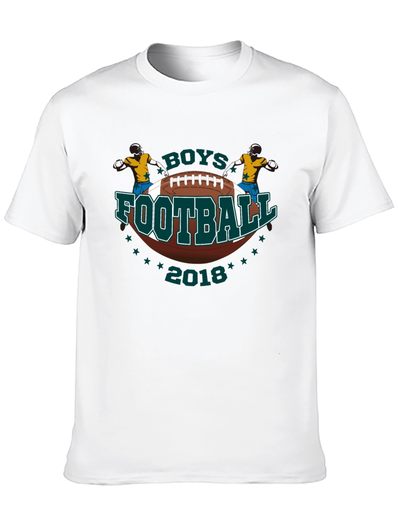 Boys Football 2018 Black T-Shirt