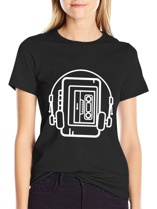 Retro Cassette Player T-Shirt - Vintage Music Vibes