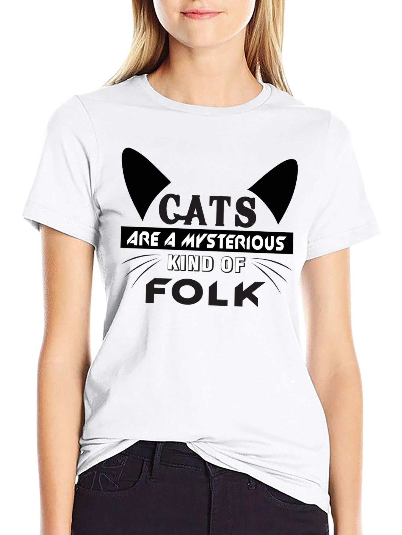 Cats Are Mysterious Kind of Folk T-Shirt